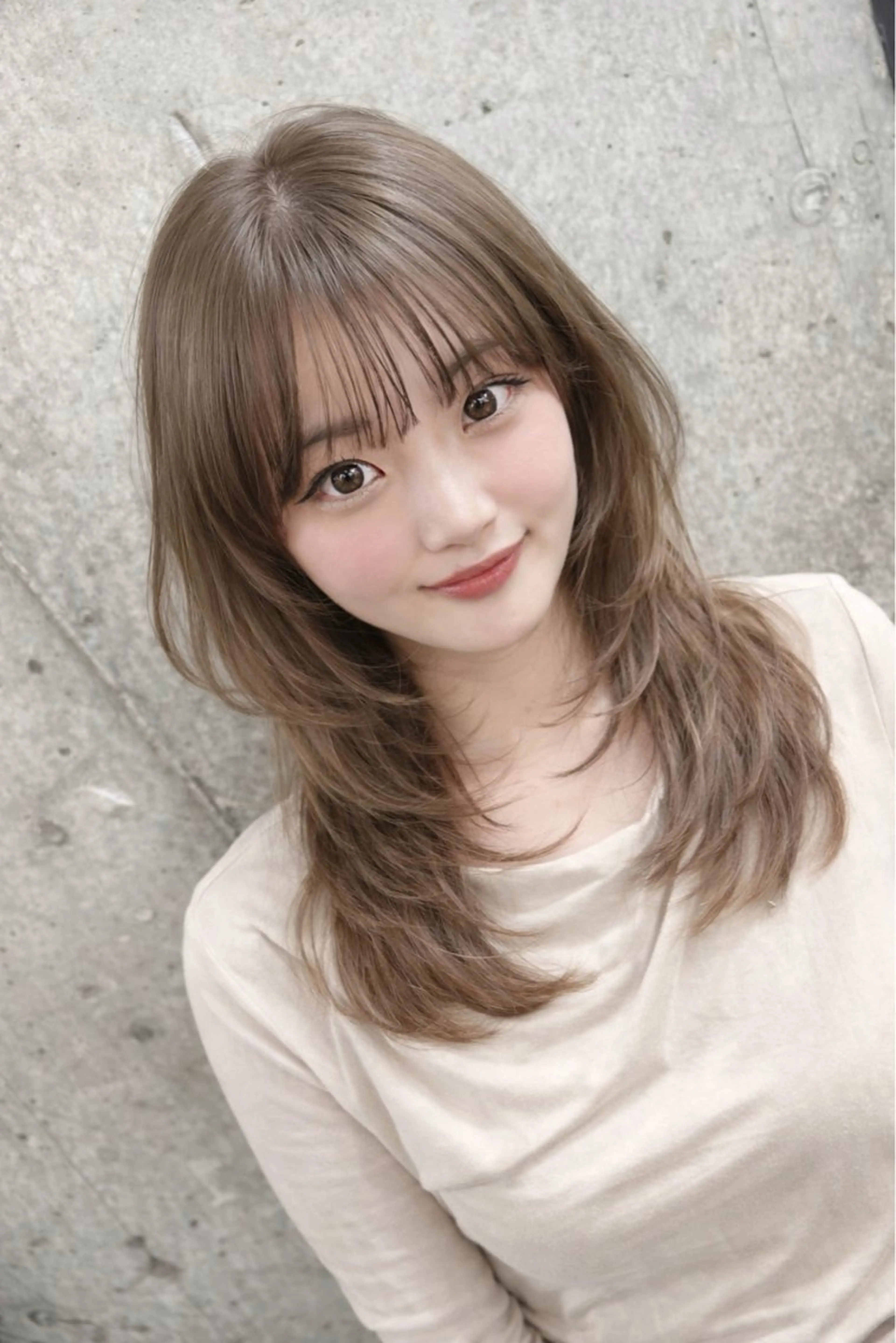 韓国風レイヤー🌟似合わせ前髪顔周りレイヤー&全体カット【シャンプーなし】の写真