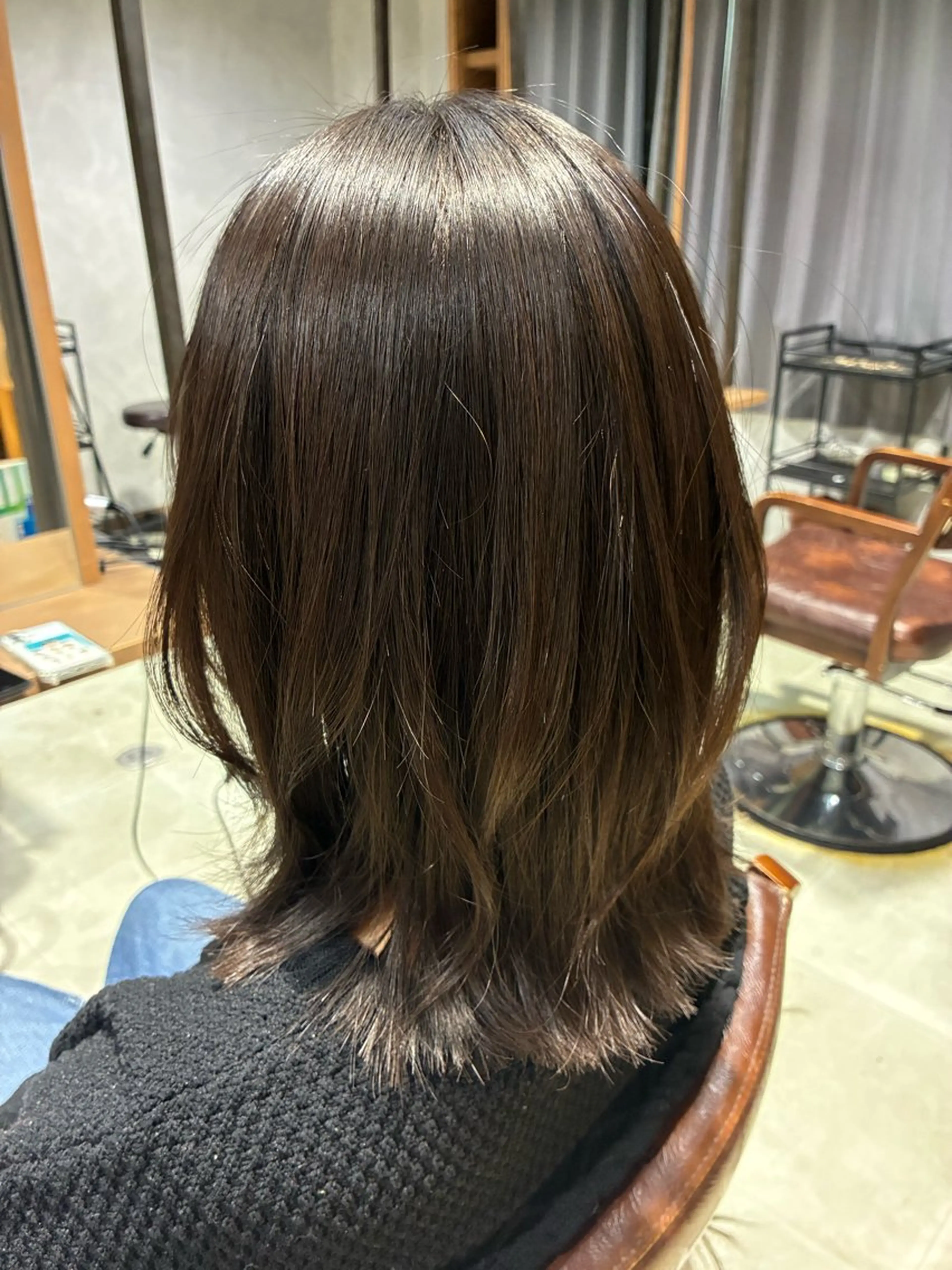 ミディアム カット 縮毛矯正 トリートメント 縮毛矯正/髪質改善 🌷あかおのヘアスタイル