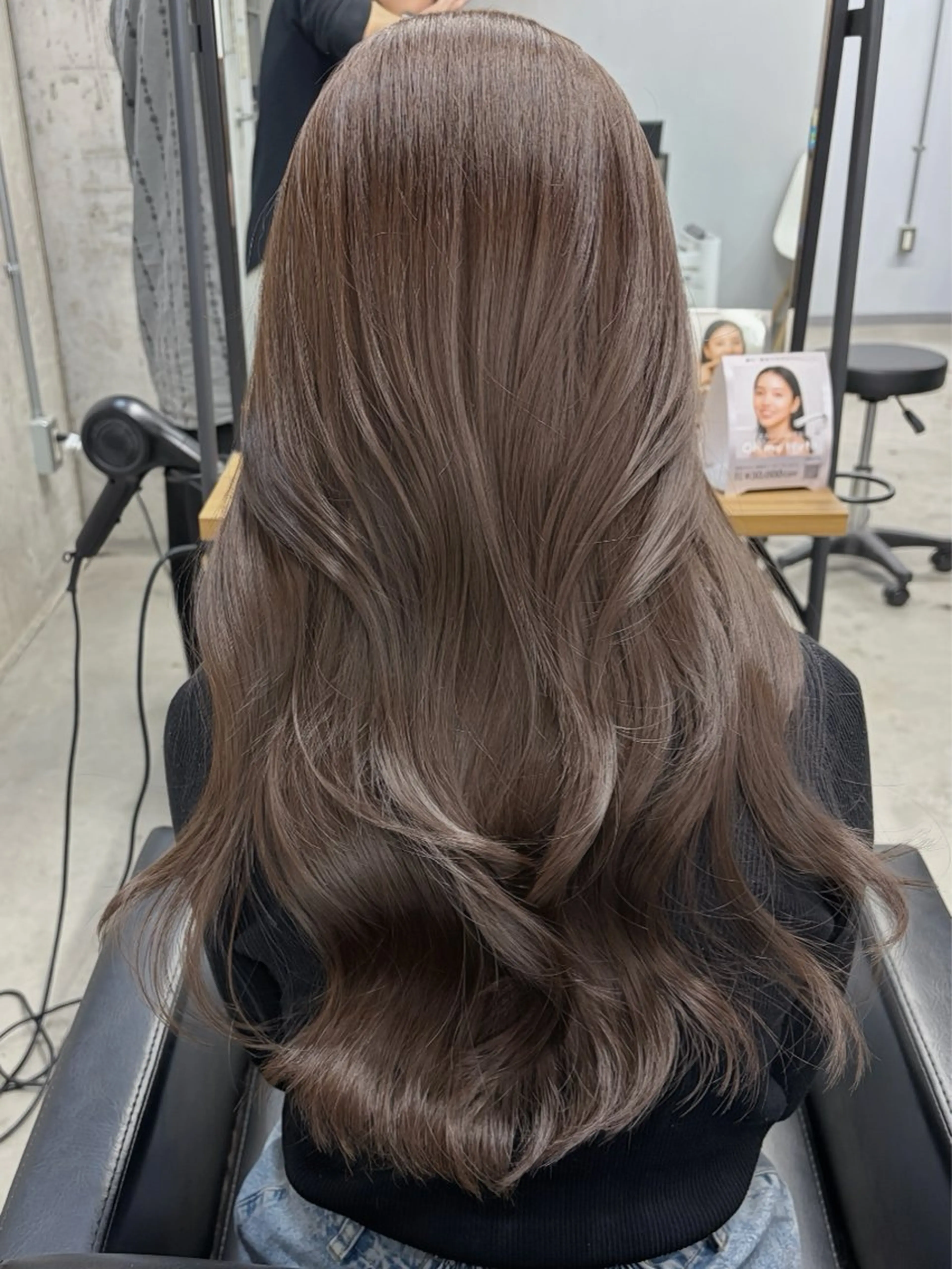 ロング カラー 透明感カラー 韓国風ヘア ヘアカラー トリートメント 福岡美容師 SOUTAのヘアスタイル