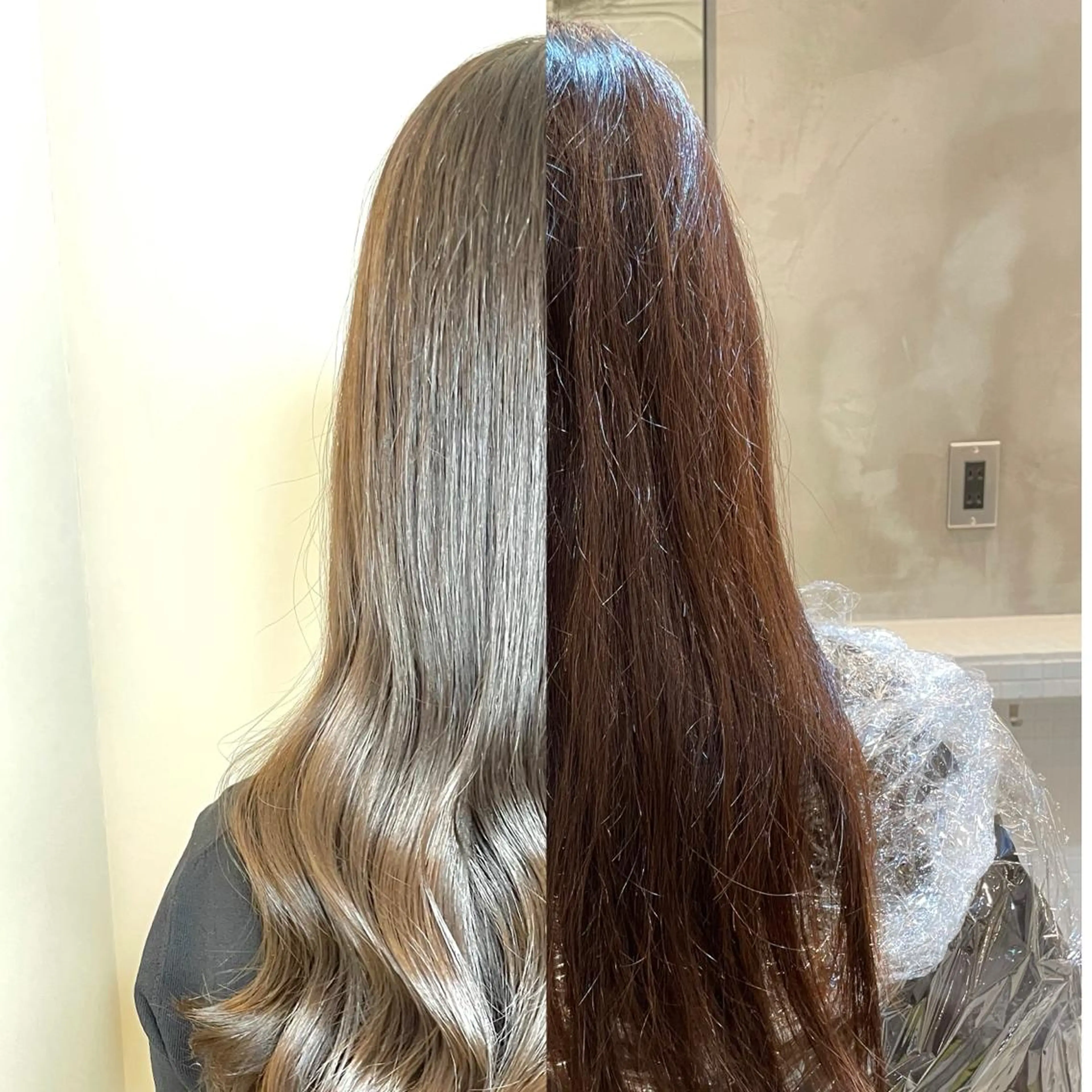 セミロング シンカ 表参道のヘアスタイル