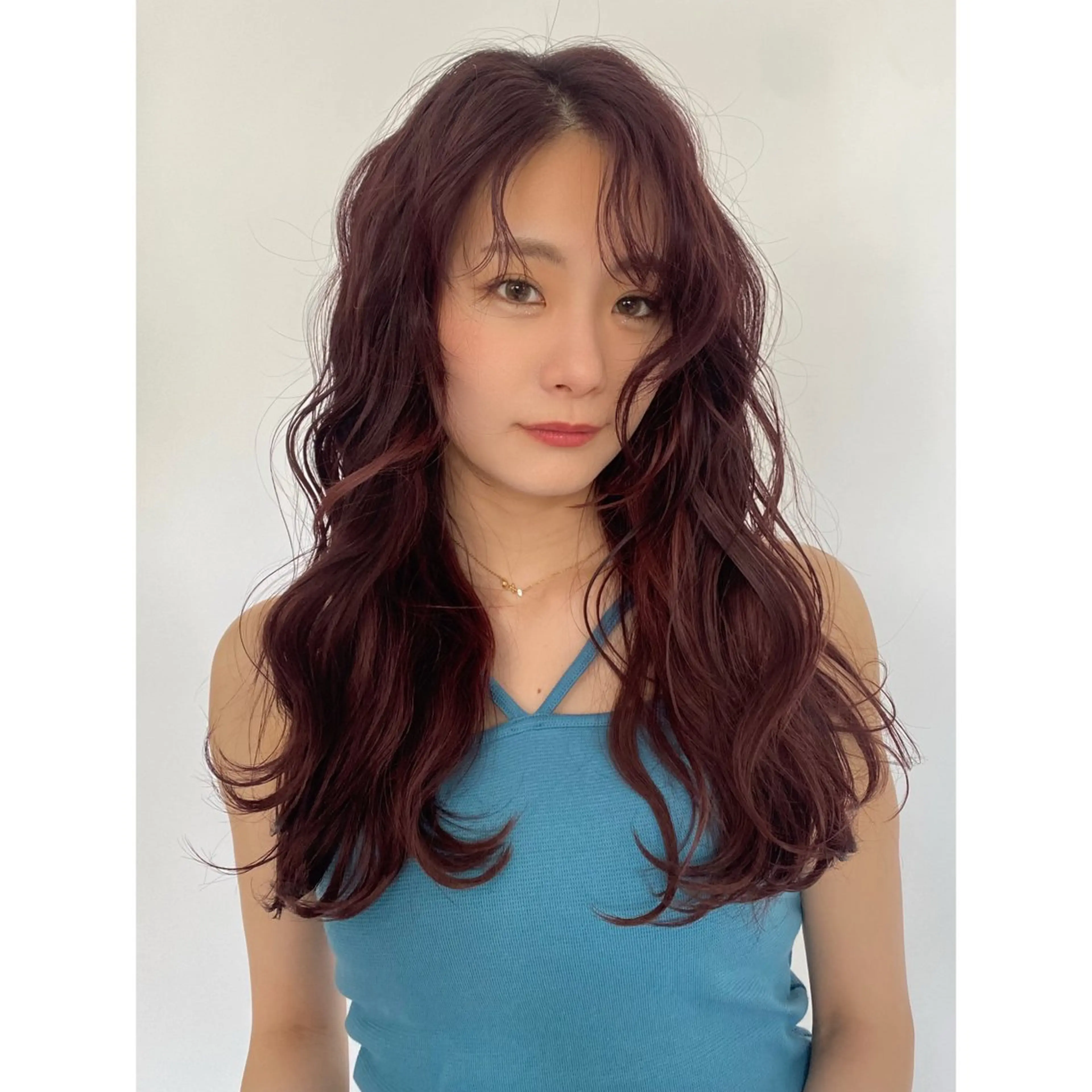 ロング カラー カット ヘアカラー fameu / hinaのマツエク・マツパデザイン