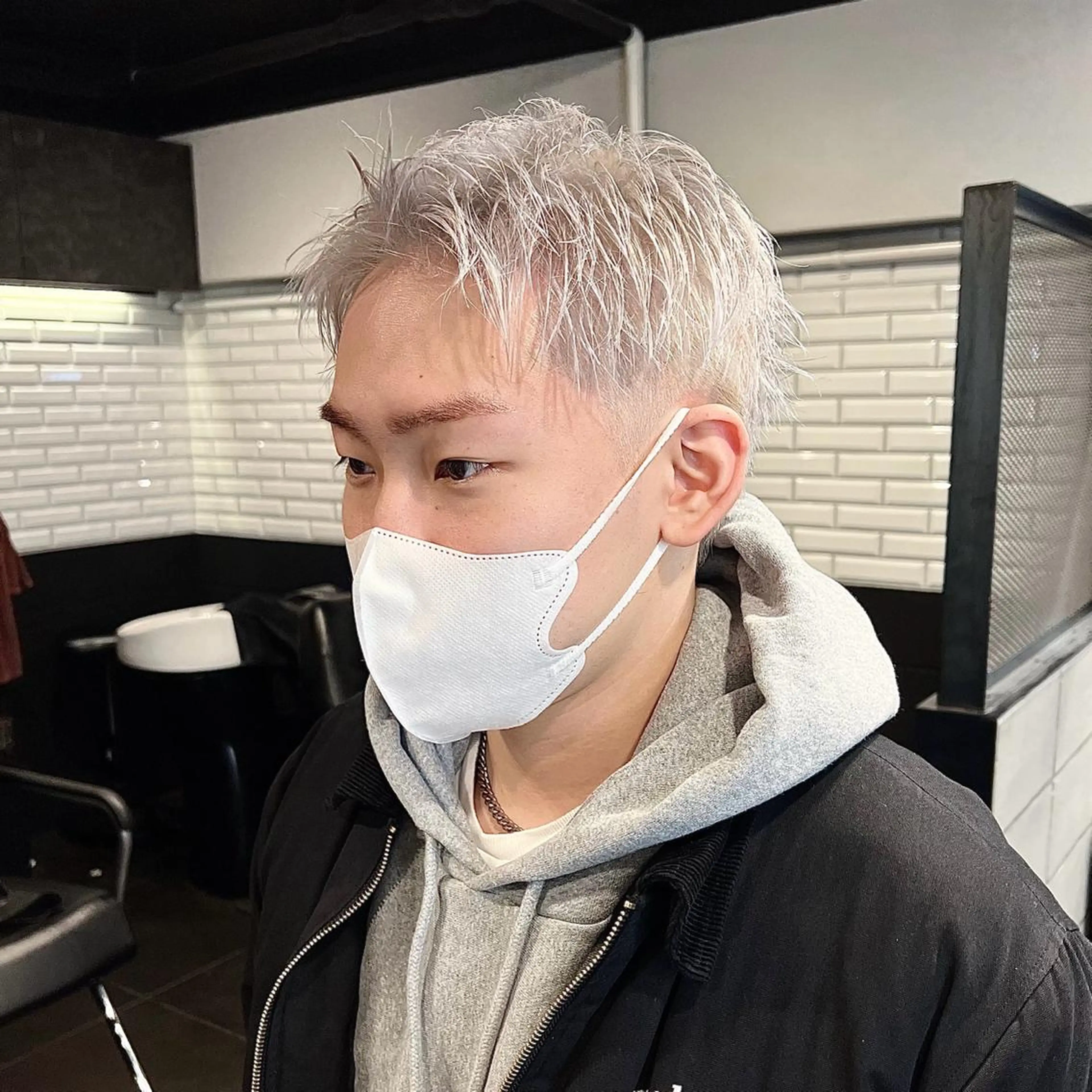 メンズ カット ヘアカラー トリートメント メンズ特化/パーマ/ メッシュ/竜成のヘアスタイル