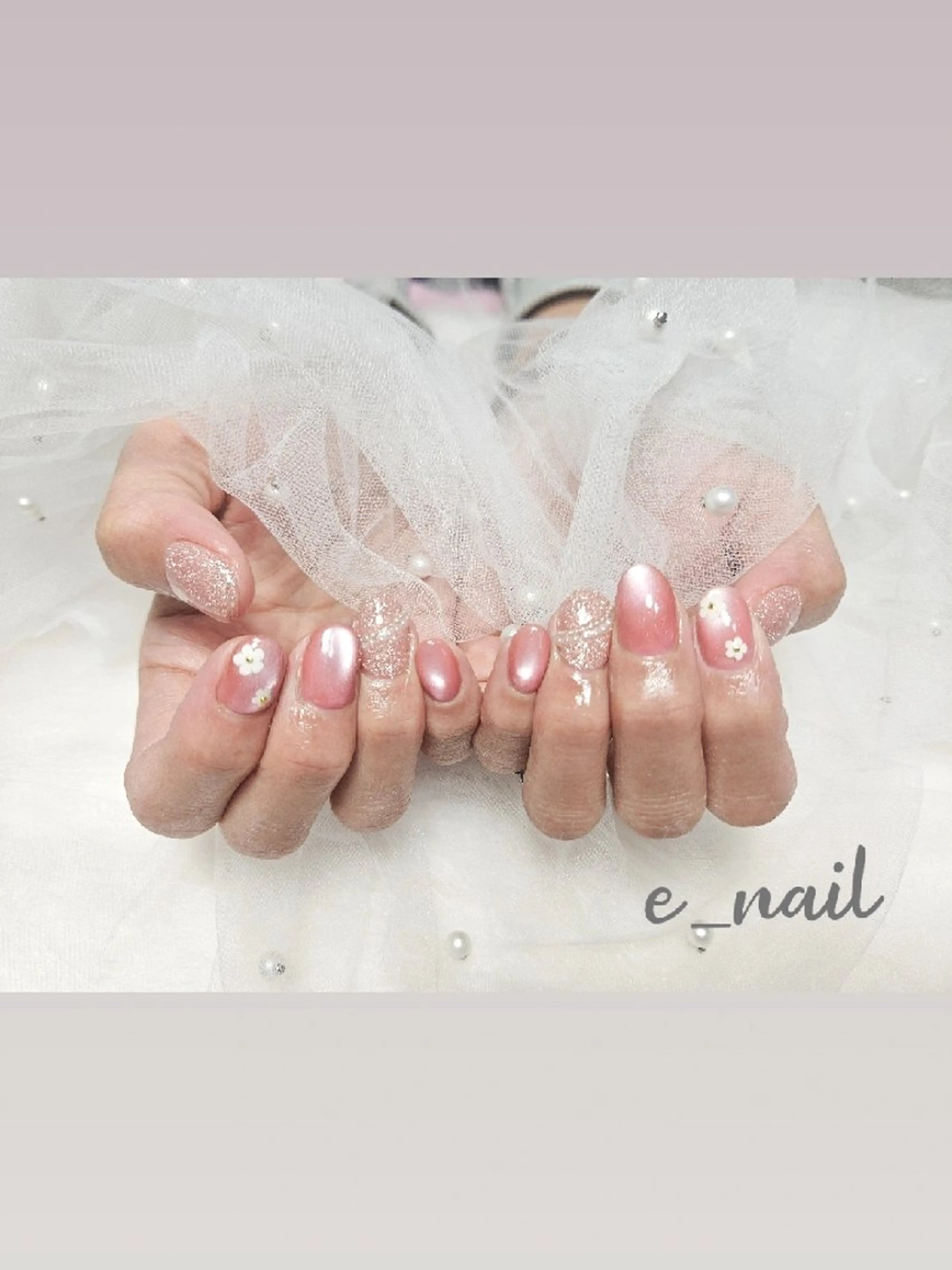 ネイル e_nail🍀自宅 サロン八潮eri☆　のネイルデザイン