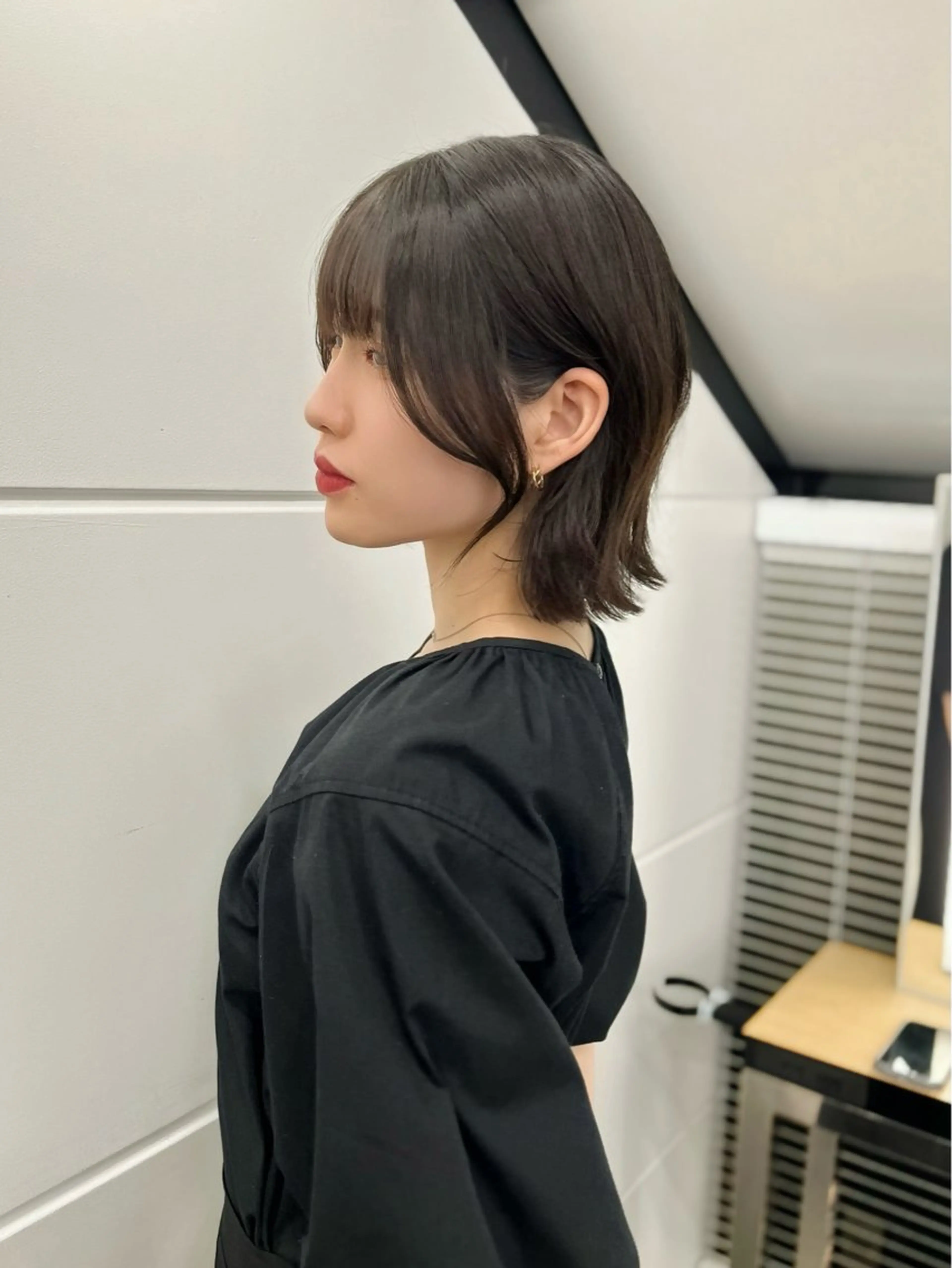 ショート 縮毛矯正/ハイトーン /パーマ/せき🧸のヘアスタイル