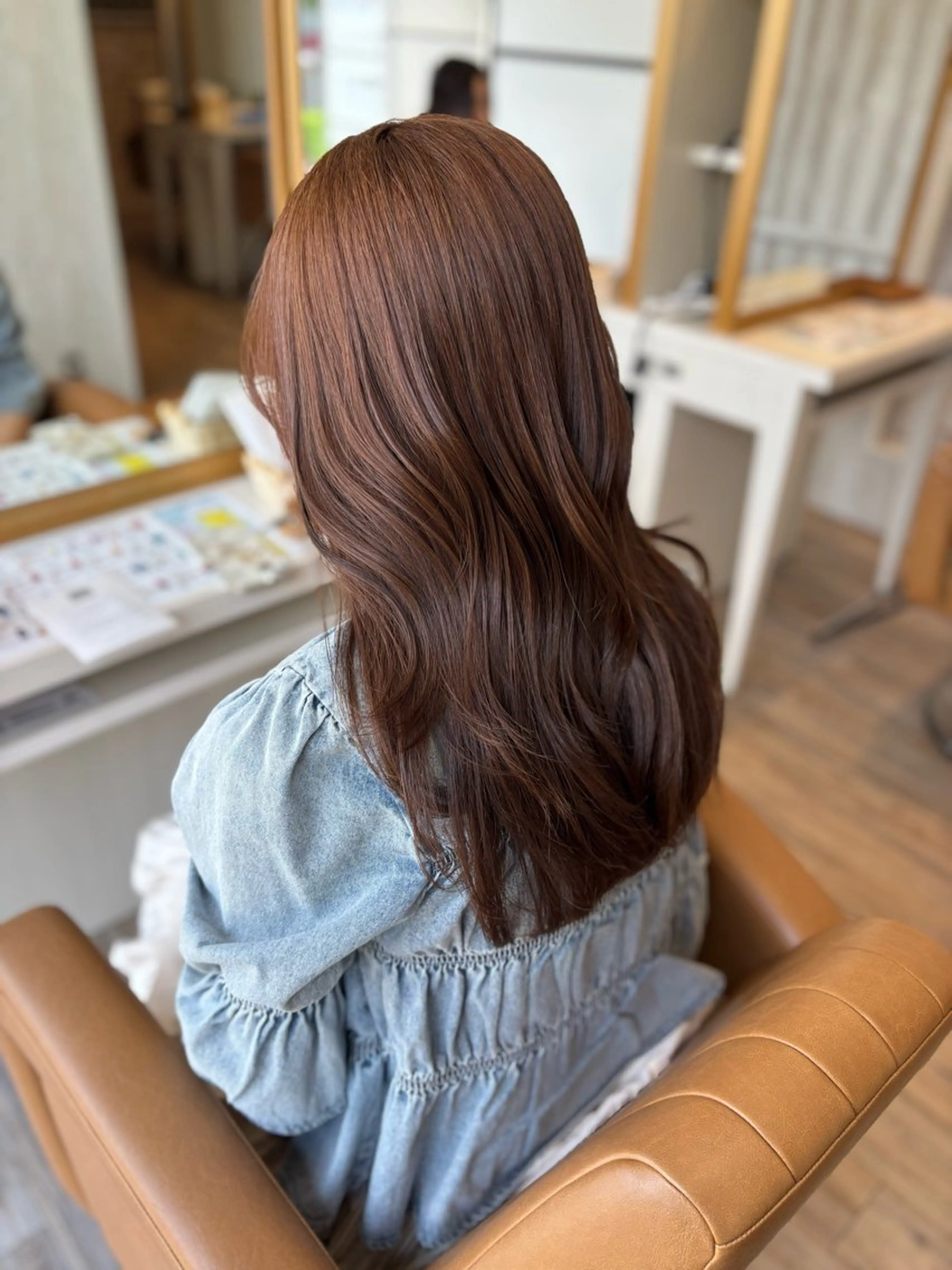 ロング カラー カット ヘアカラー トリートメント yui🥀/ボブ /ブリーチなしカラーのヘアスタイル