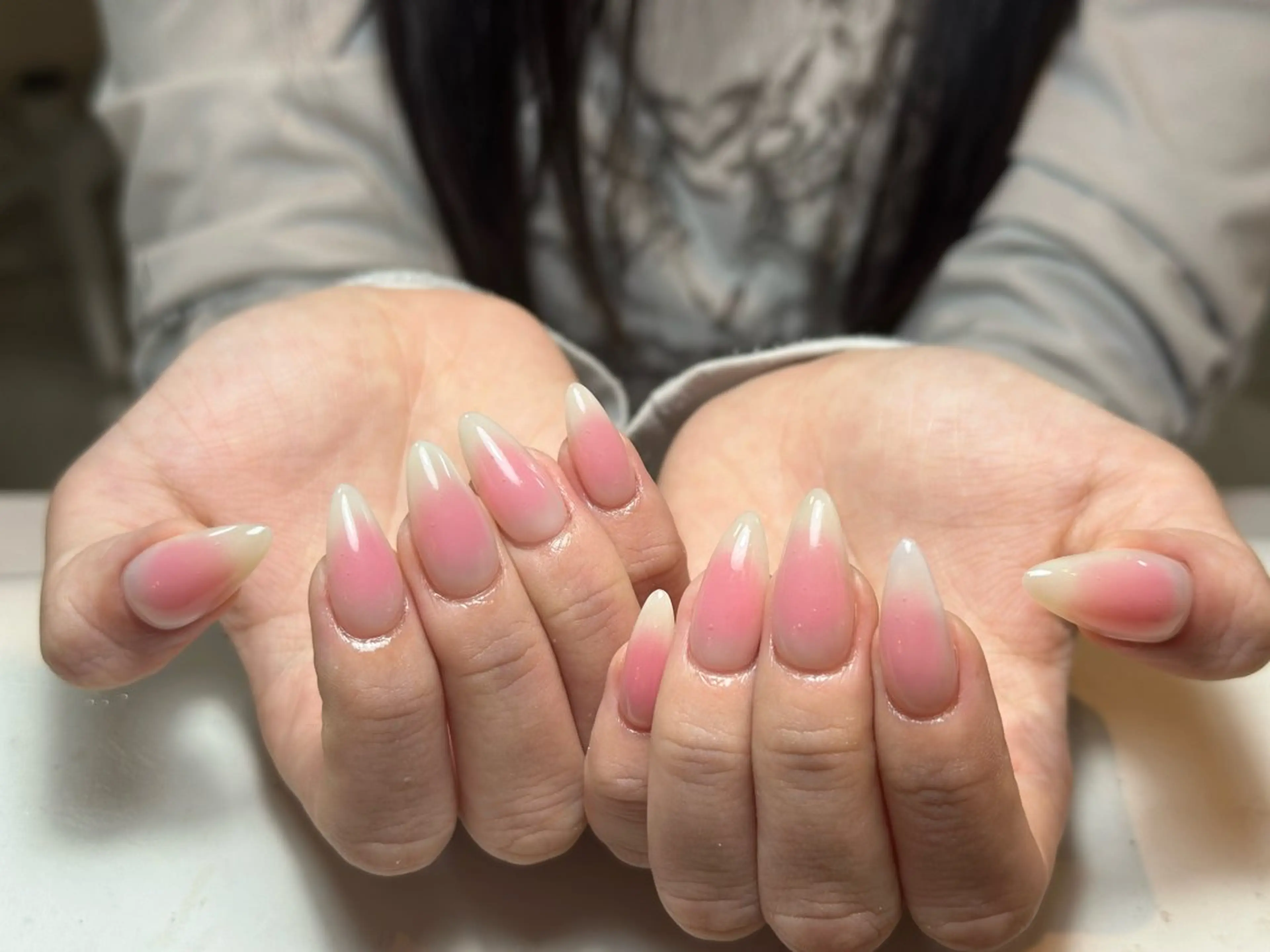 ネイル アートネイル 成人式 ジェルネイル ニュアンスネイル 夏ネイル ハンドネイル Nienail_ Luxeのネイルデザイン