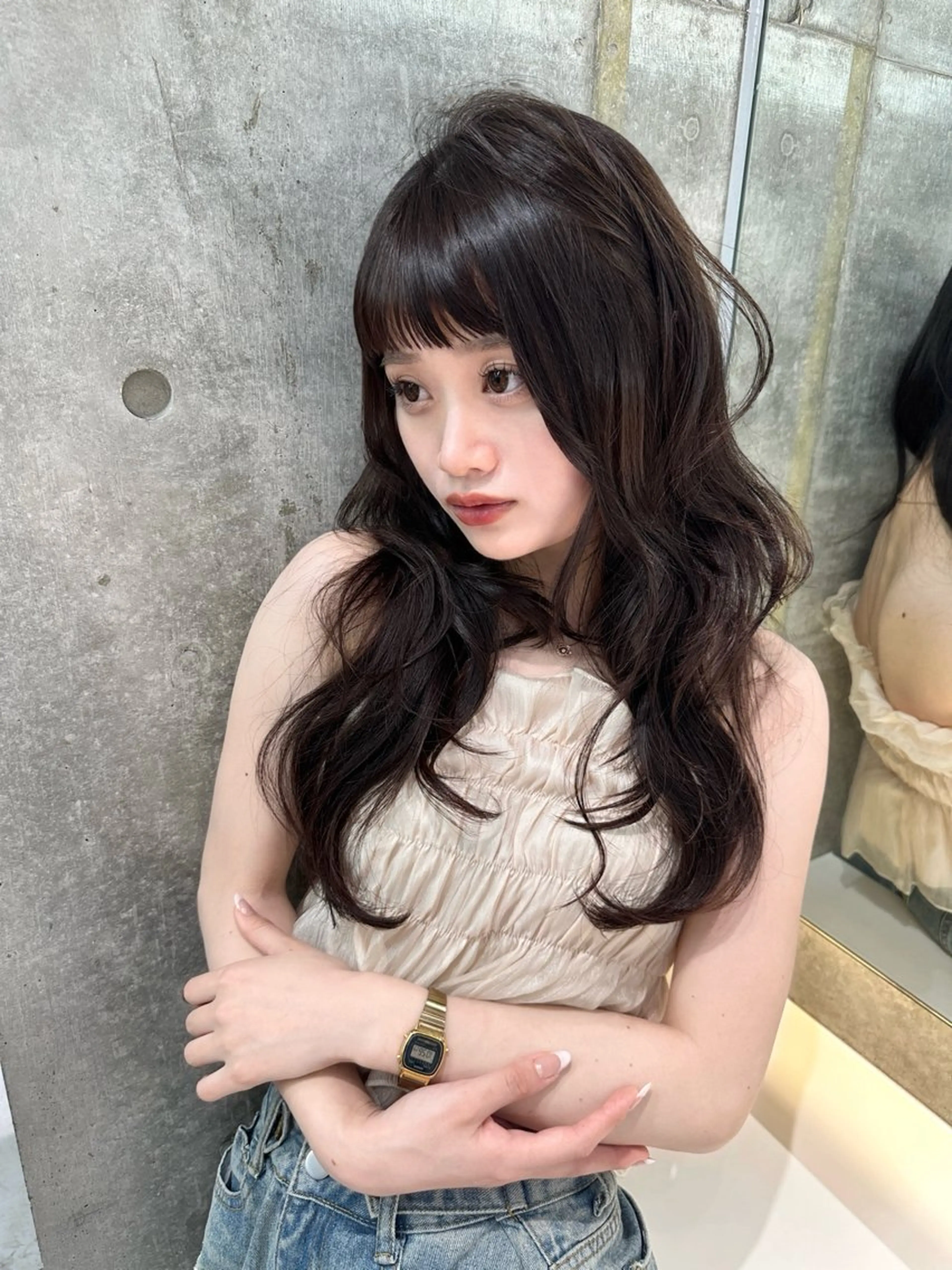 ロング カラー カット トリートメント 《髪質改善✖️オリー ブ🧸》小嶋拓也のヘアスタイル