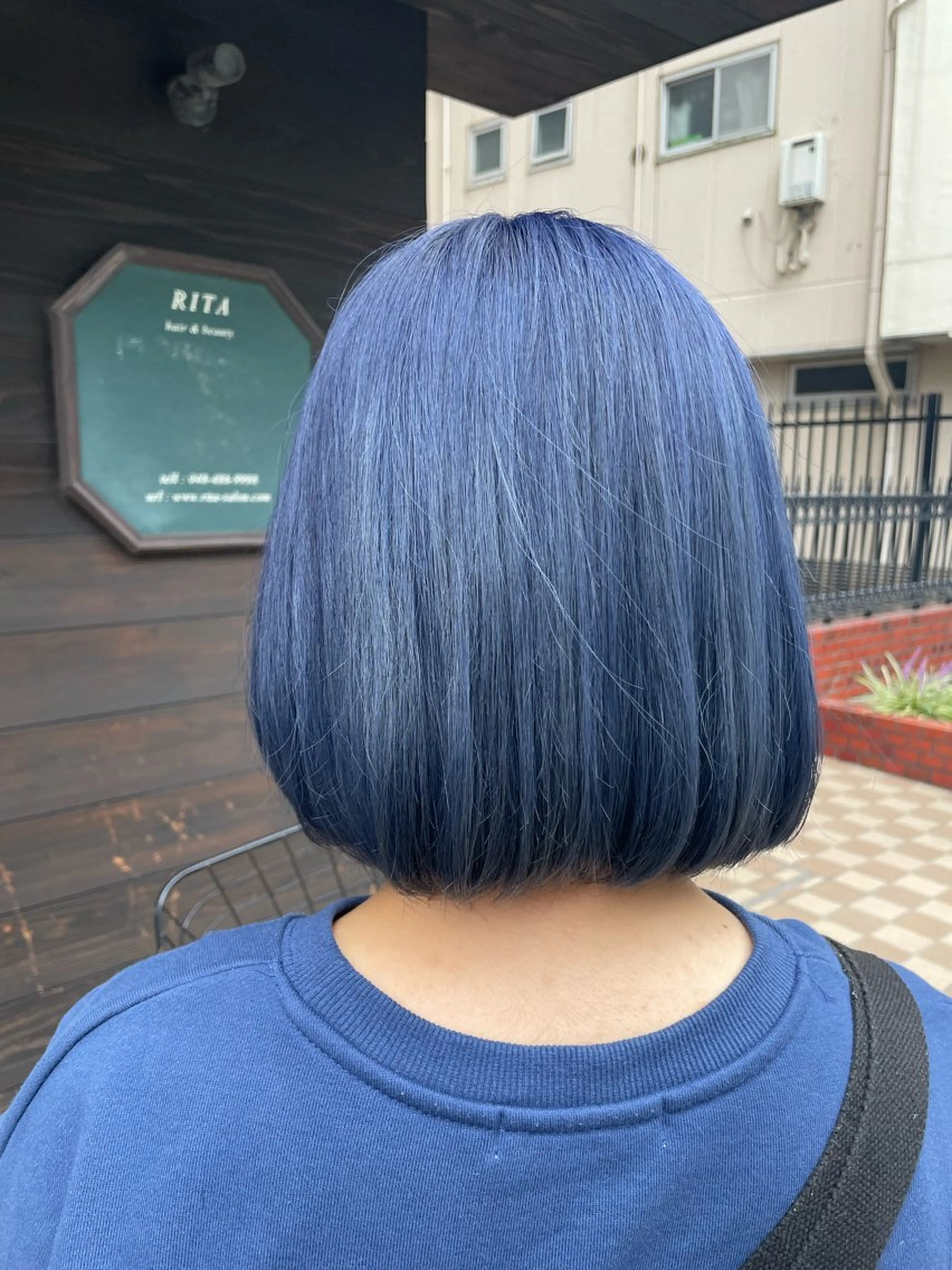 ミディアム カラー みねぎし ふうかのヘアスタイル