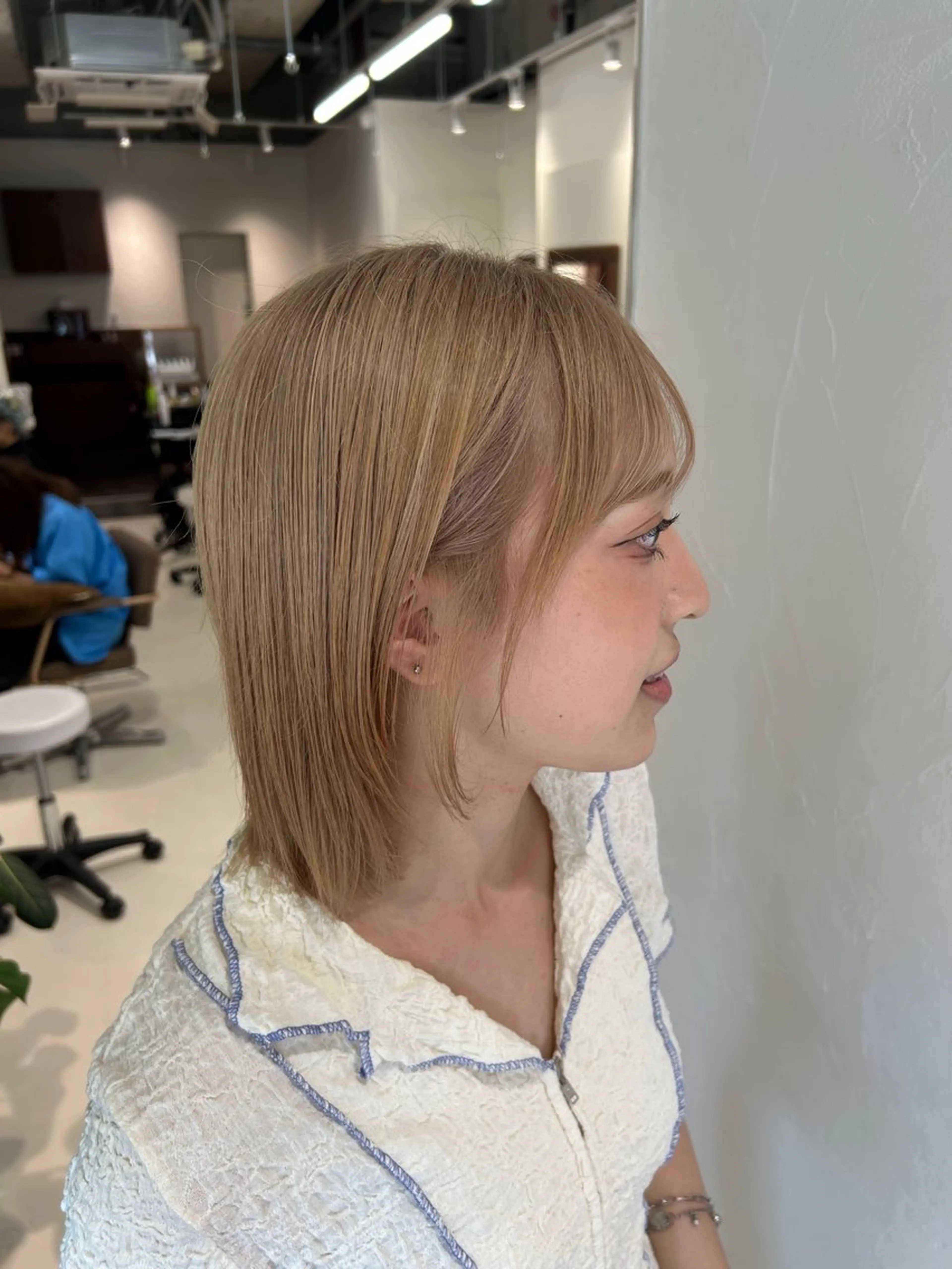 ミディアム カラー ハイトーン/エクステ /🎀YUINA🎀のヘアスタイル