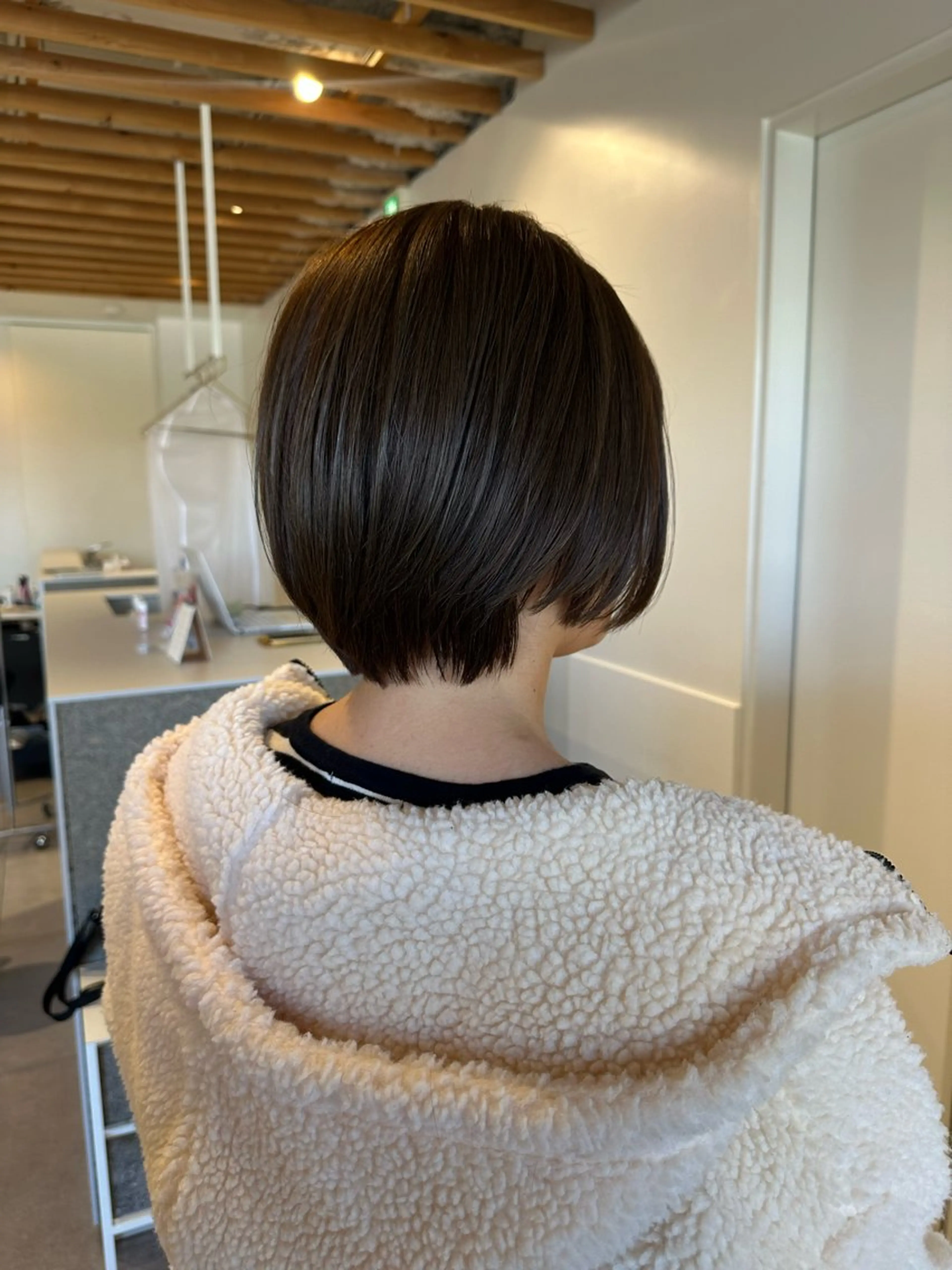 ショート カラー トリートメント カット ヘアカラー 和田 あおいのヘアスタイル