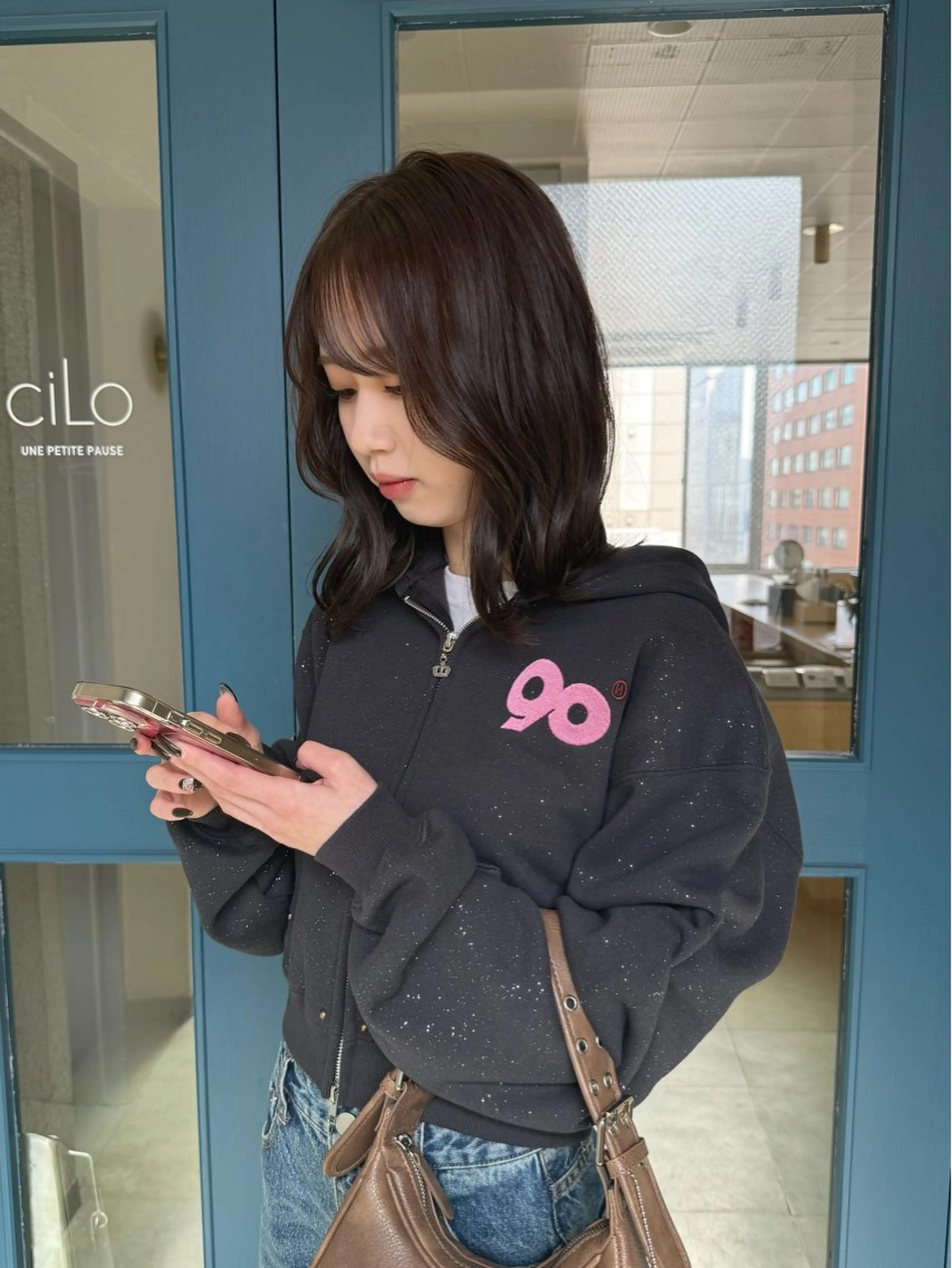 セミロング 【haRu ハル】 ゴトウハナのヘアスタイル