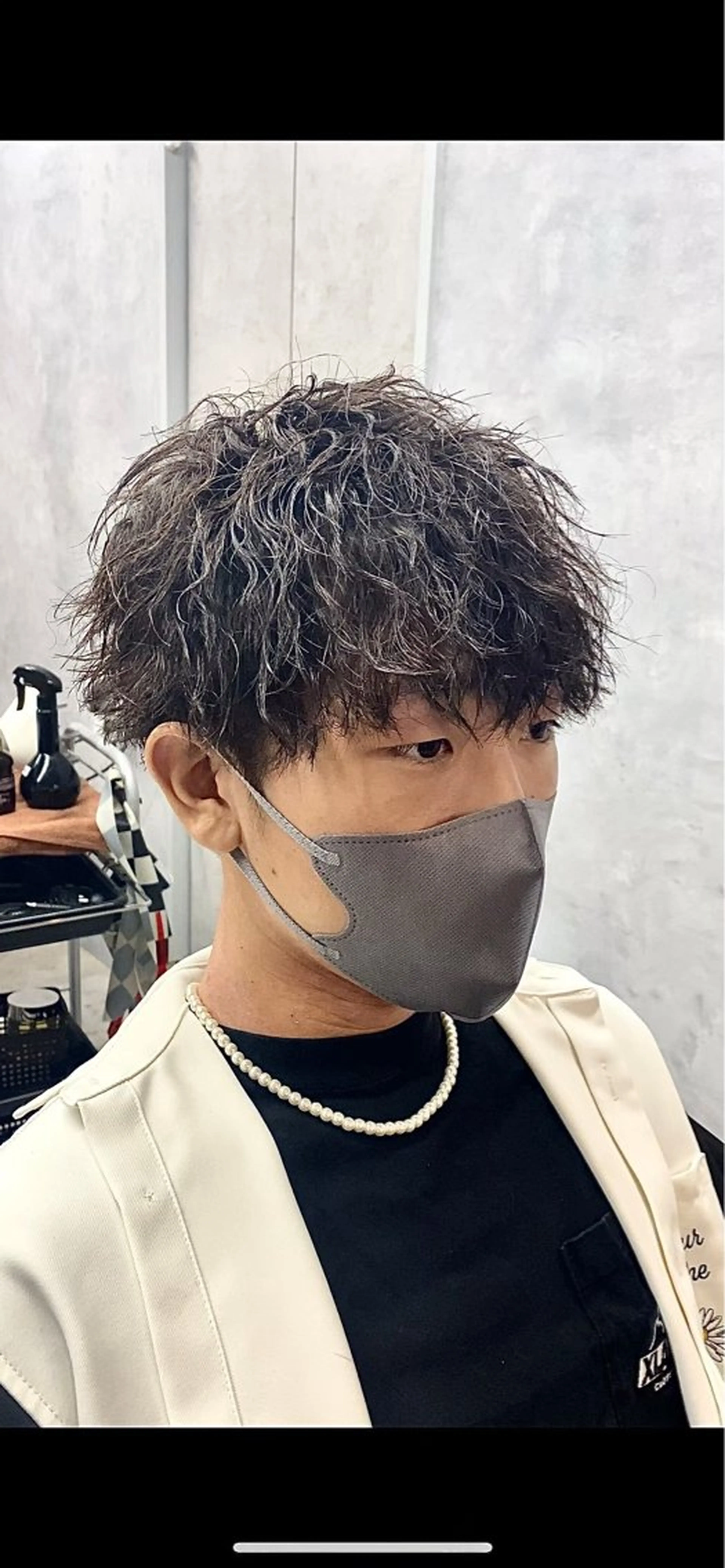 パーマ メンズ メンズパーマ ツイストスパイラルパーマ スパイラルパーマ カット パーマ 大阪メンズヘアのプロ 高橋 直希のヘアスタイル