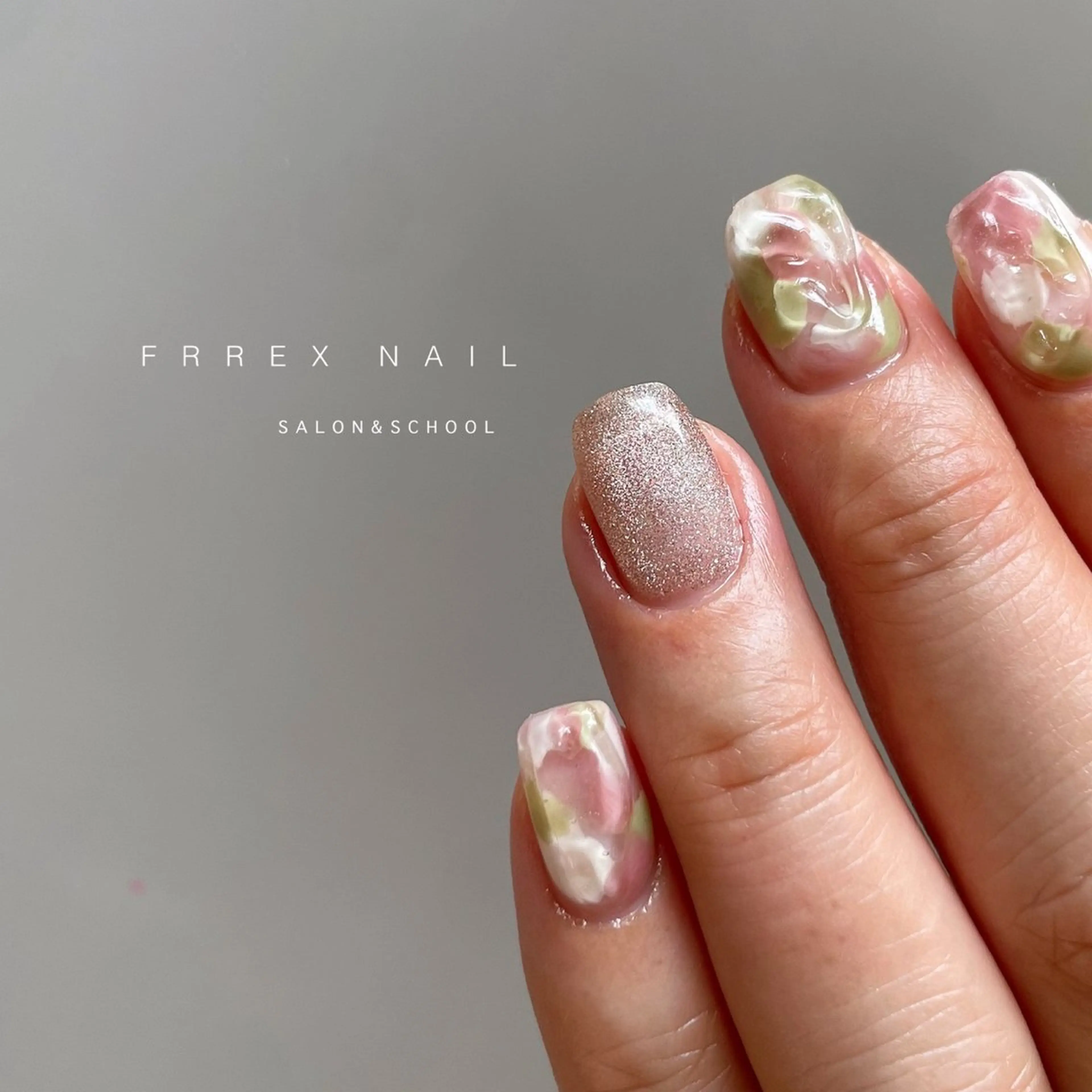 ネイル ハンドネイル ハンドケア freex nail /ニュアンス/個性派のネイルデザイン