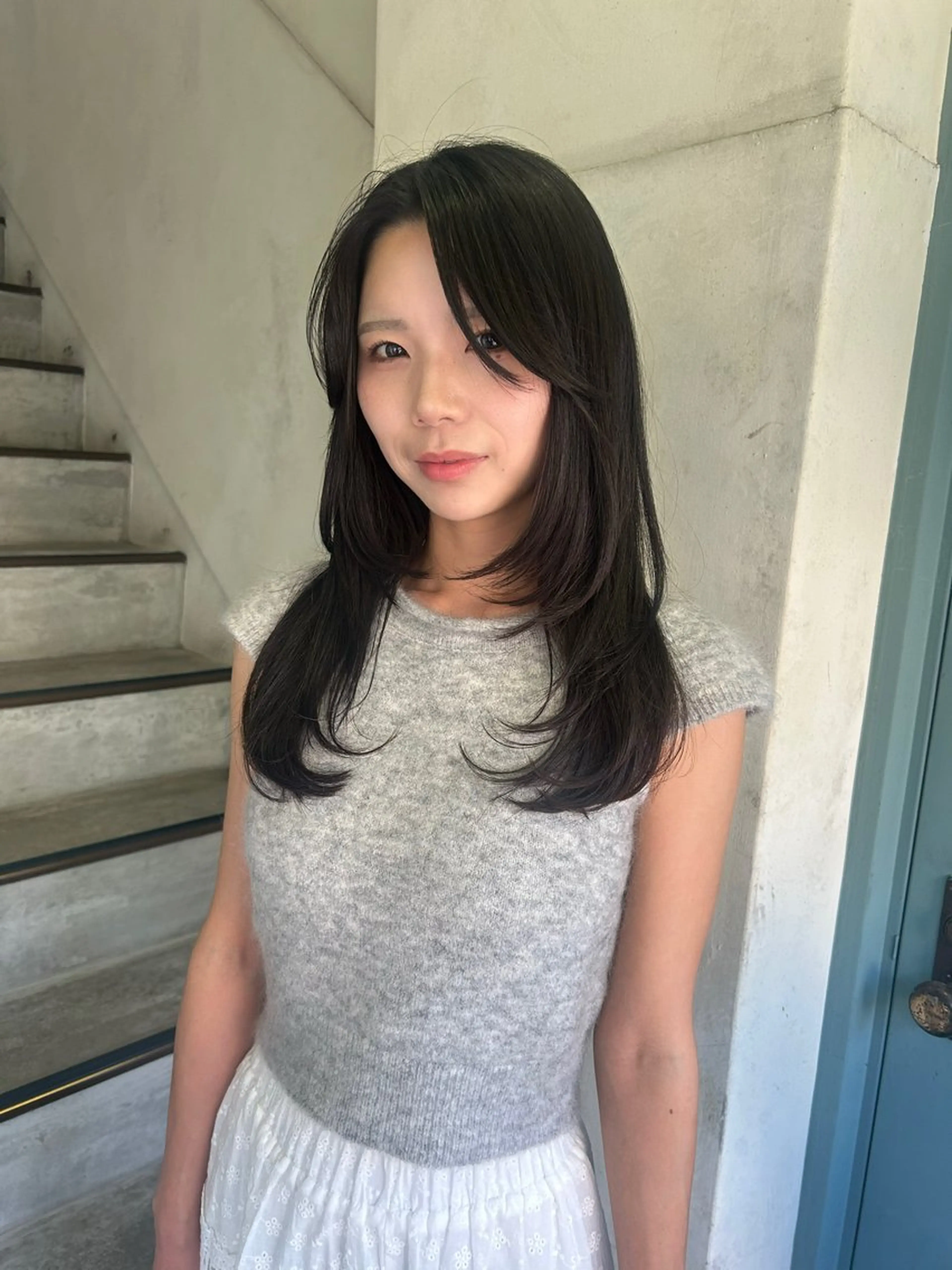 セミロング 原 瑞希のヘアスタイル