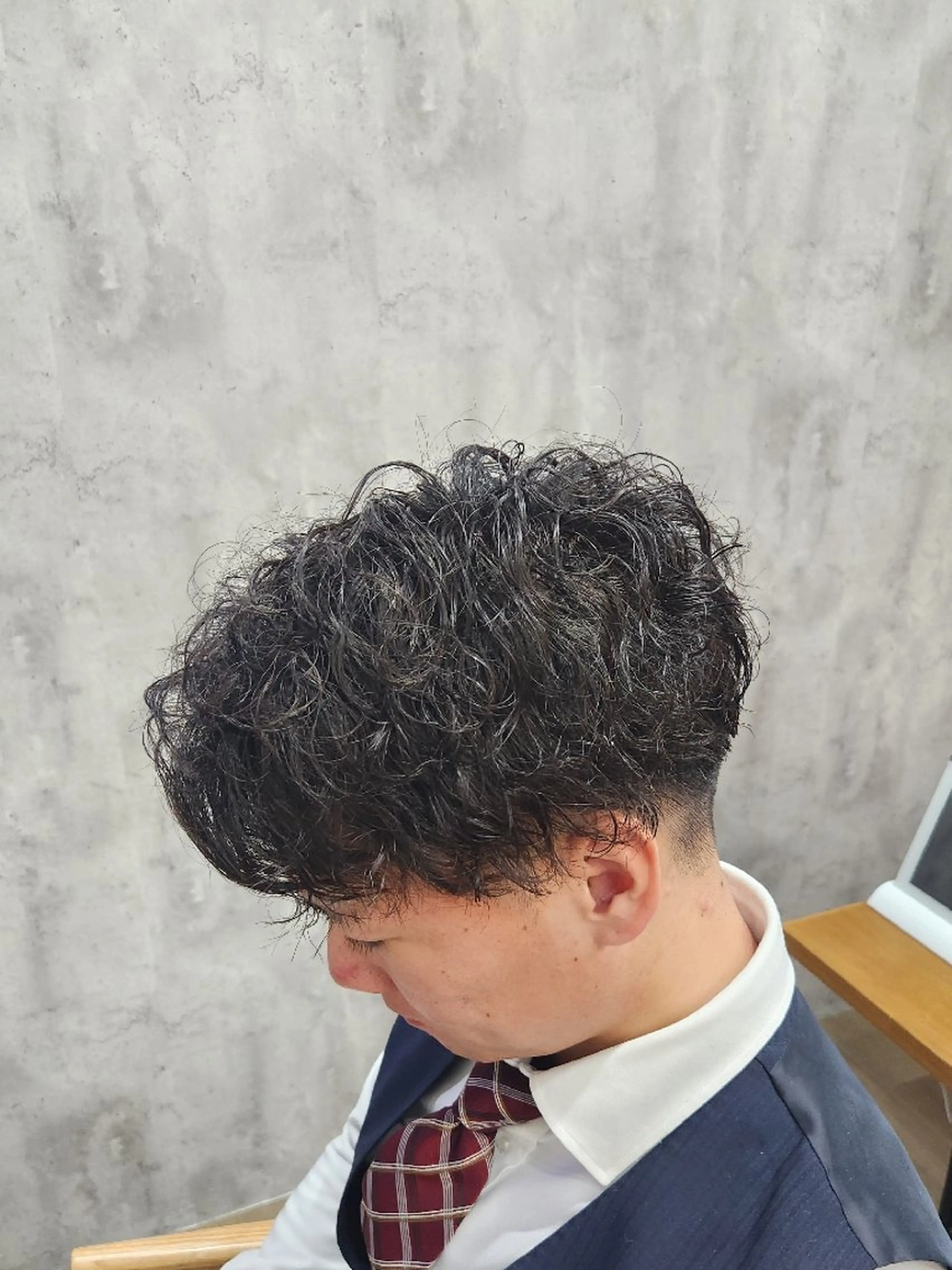 パーマ 🇰🇷ダウンパーマ 毛流れヘア🪽藤原のヘアスタイル