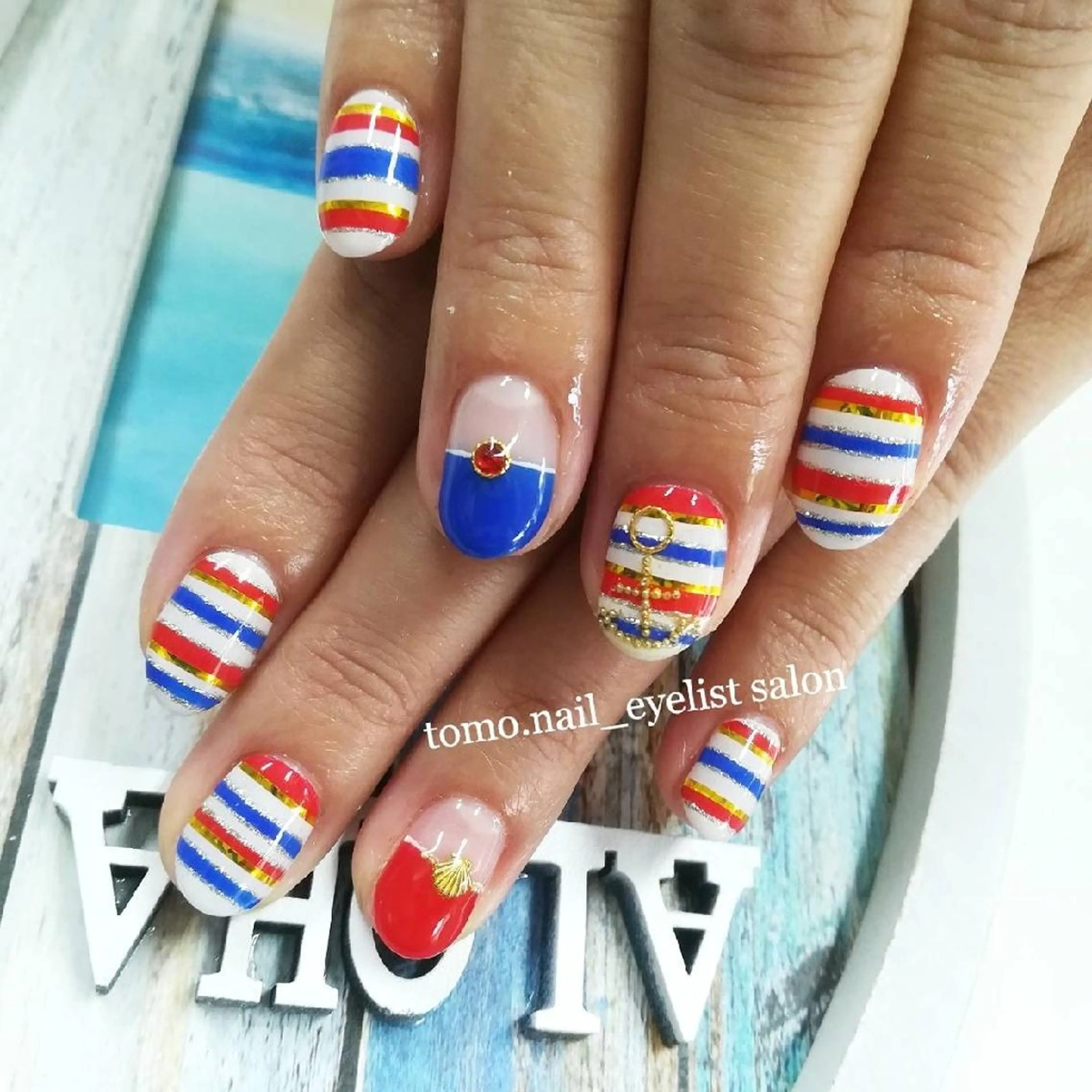 ネイル アートネイル シンプルネイル tomonail eyelistのマツエク・マツパデザイン