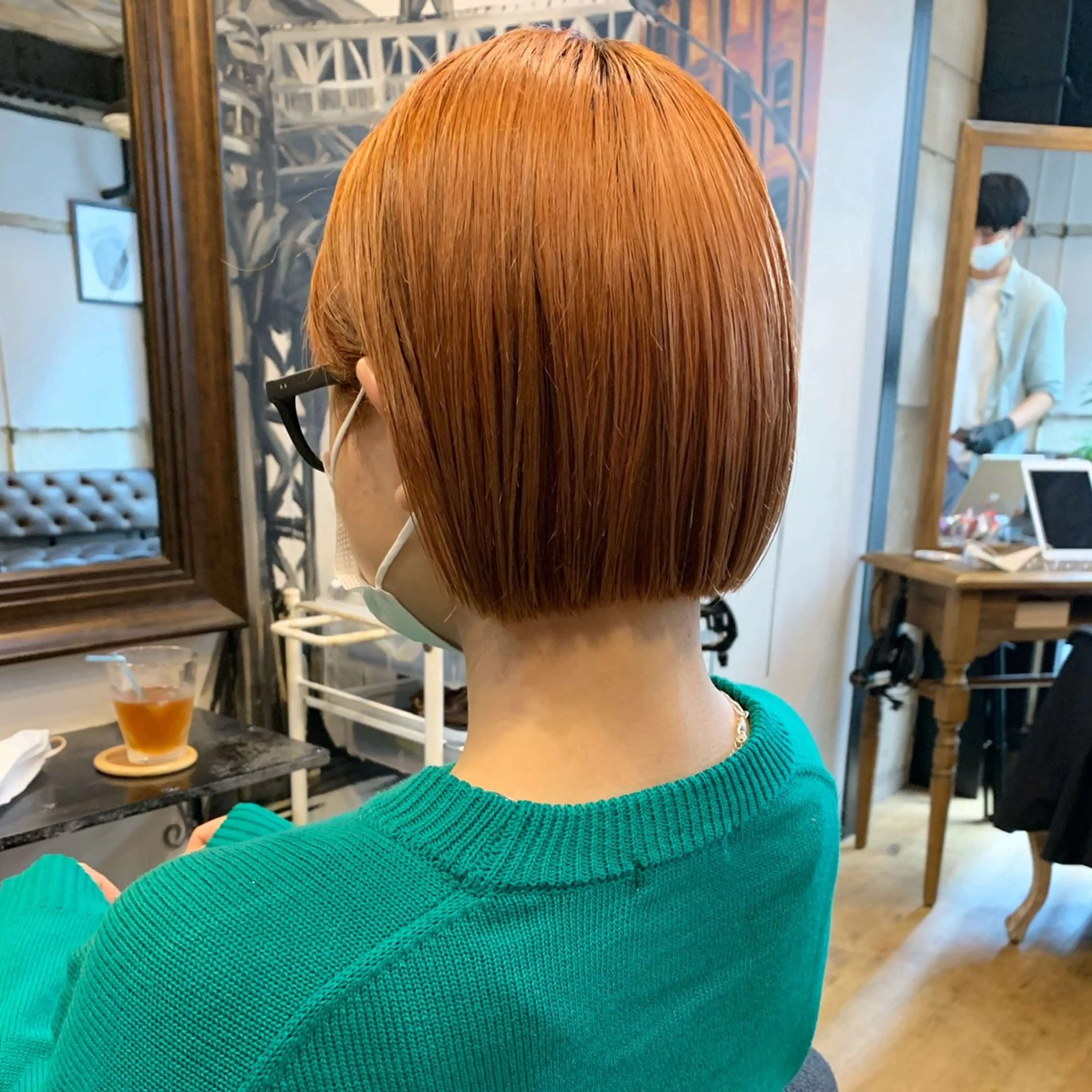 ショート ハイライト 髪質改善 レイヤーカット ショートヘア ショート職人 美容師【KENTA】のヘアスタイル