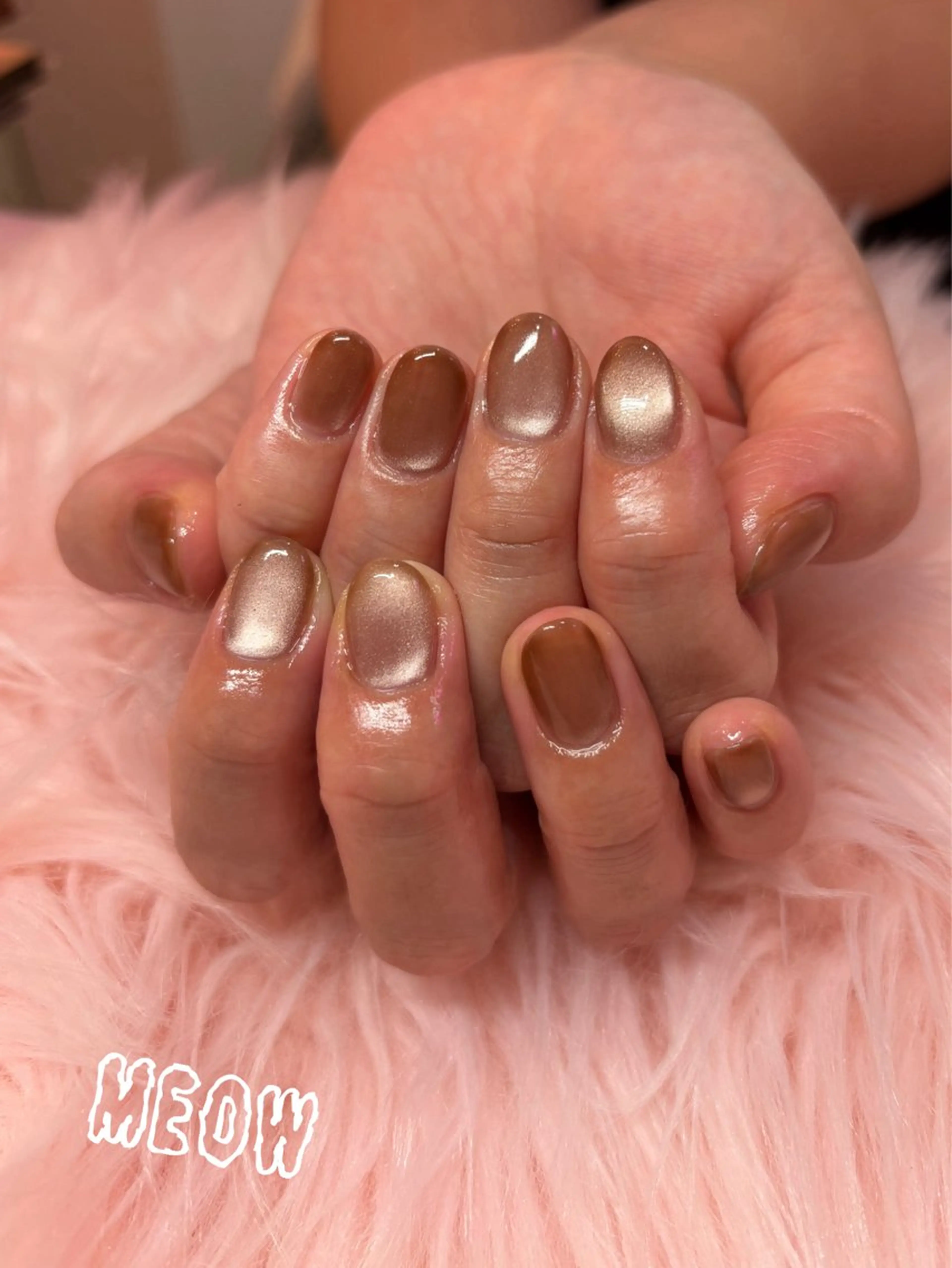 ネイル ハンドネイル BodyDesignSalonEene.所属・MEOW RANのネイルデザイン