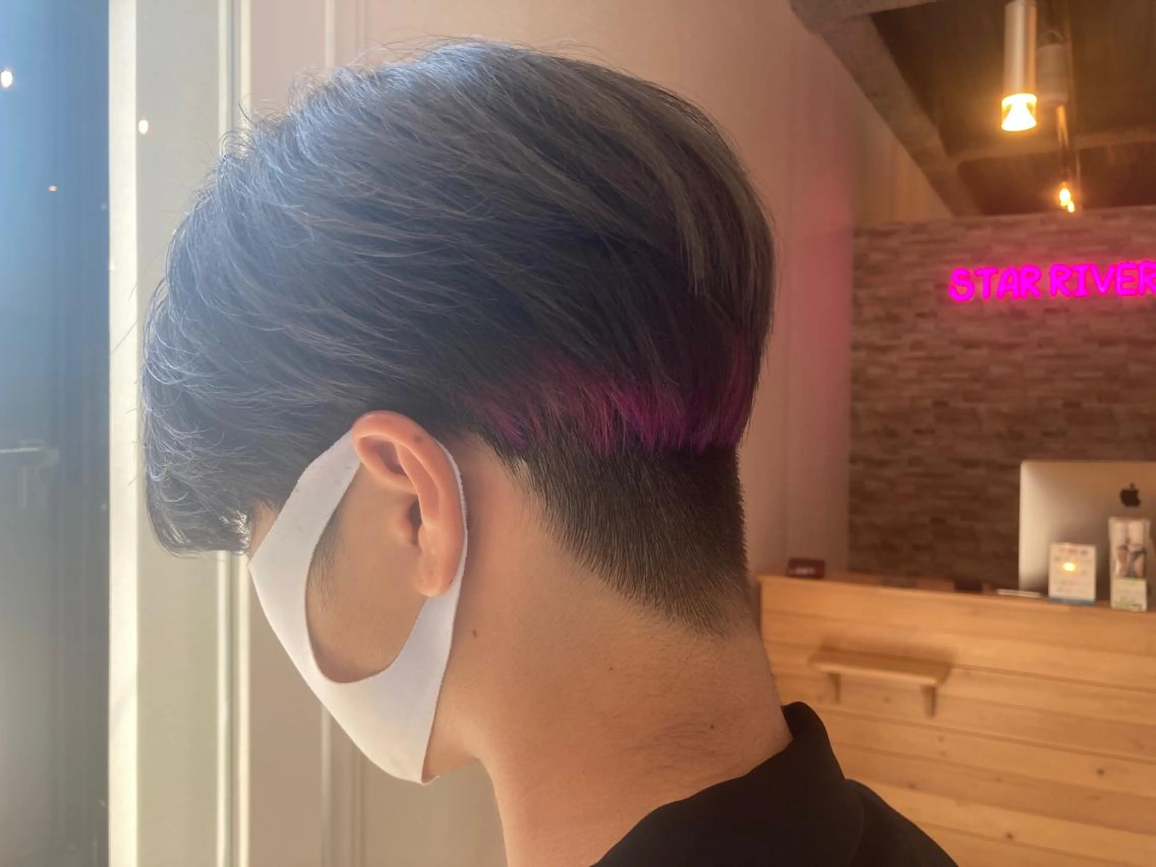 カラー メンズ ヘアカラー&縮毛矯正 STAR☆RIVERのヘアスタイル