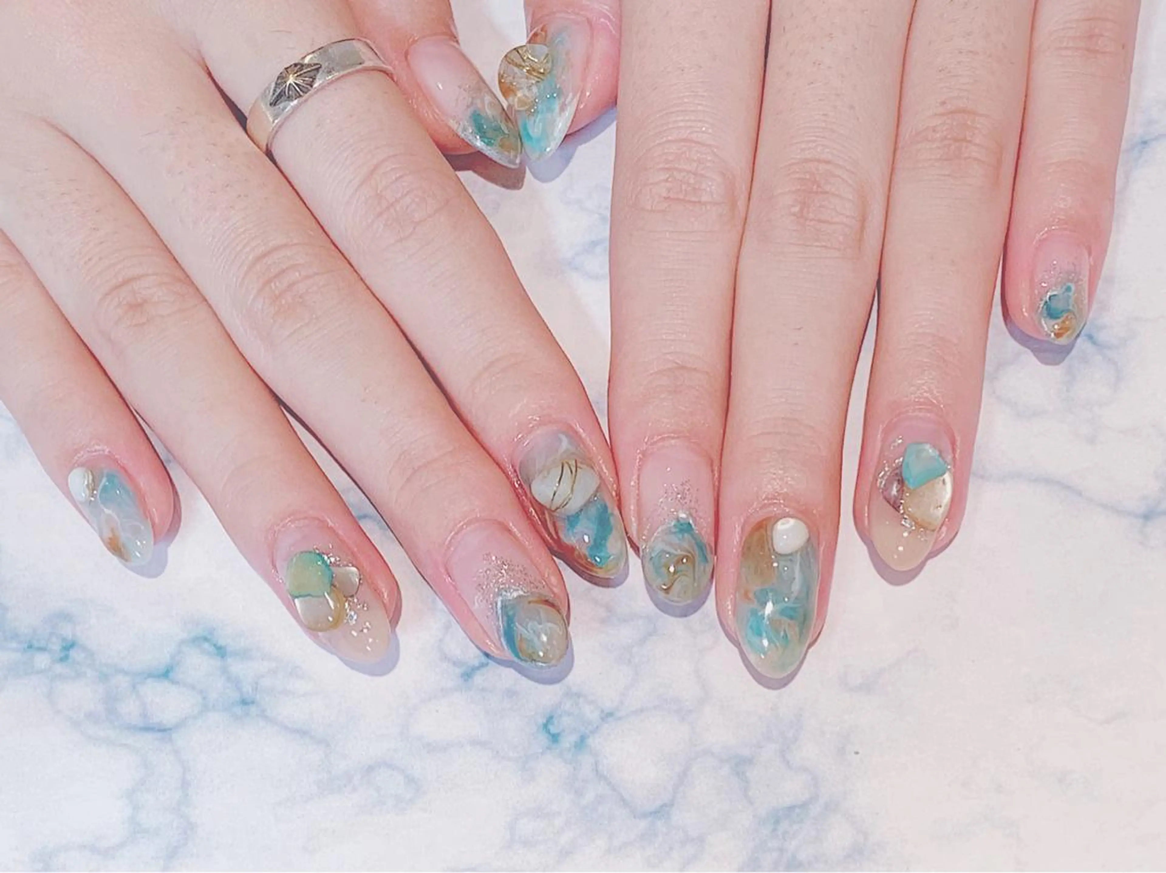 ネイル ハンドネイル LUKE所属・もとまつ さちこのネイルデザイン