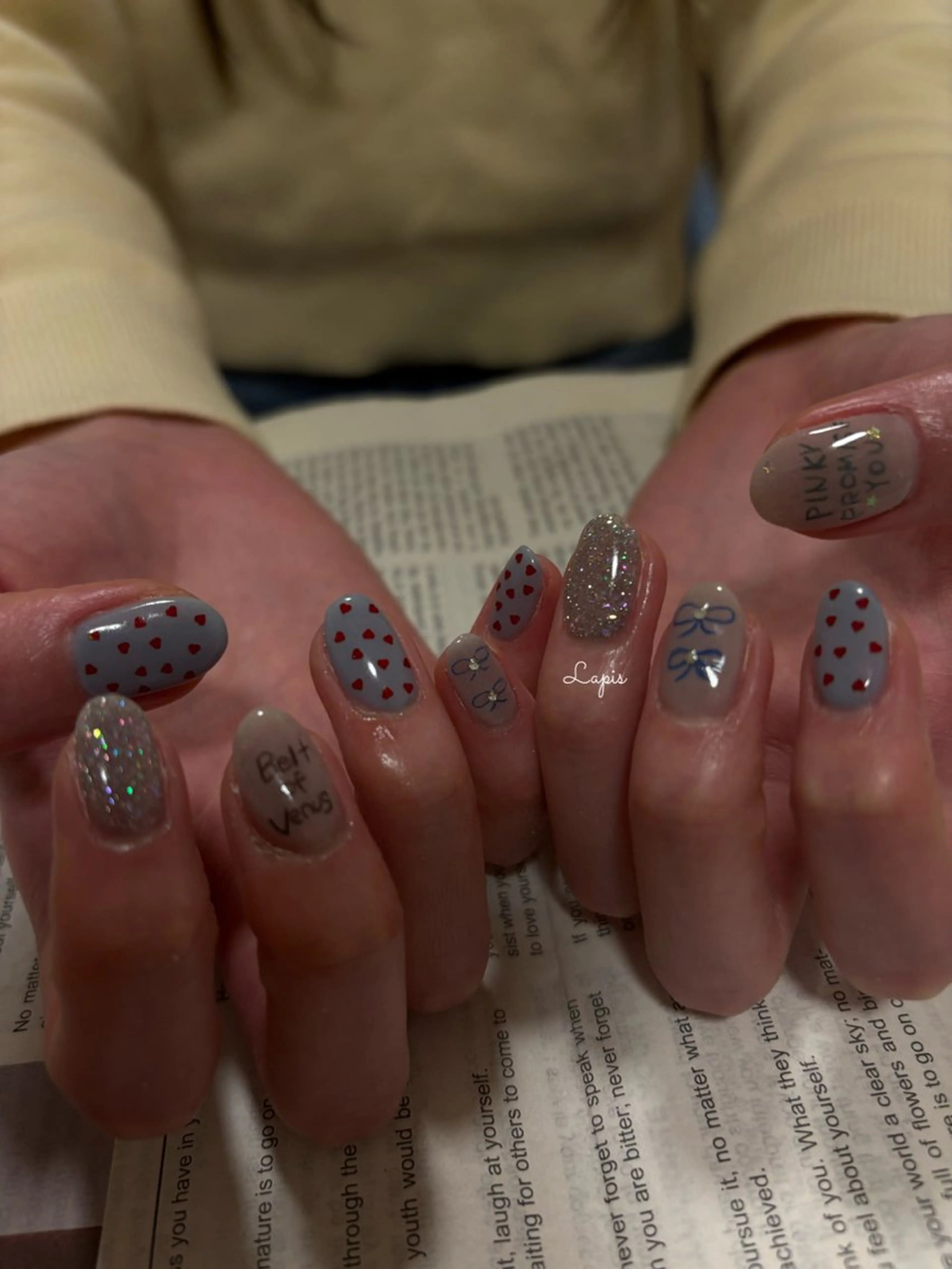 ネイル ハンドネイル Lapis *のネイルデザイン