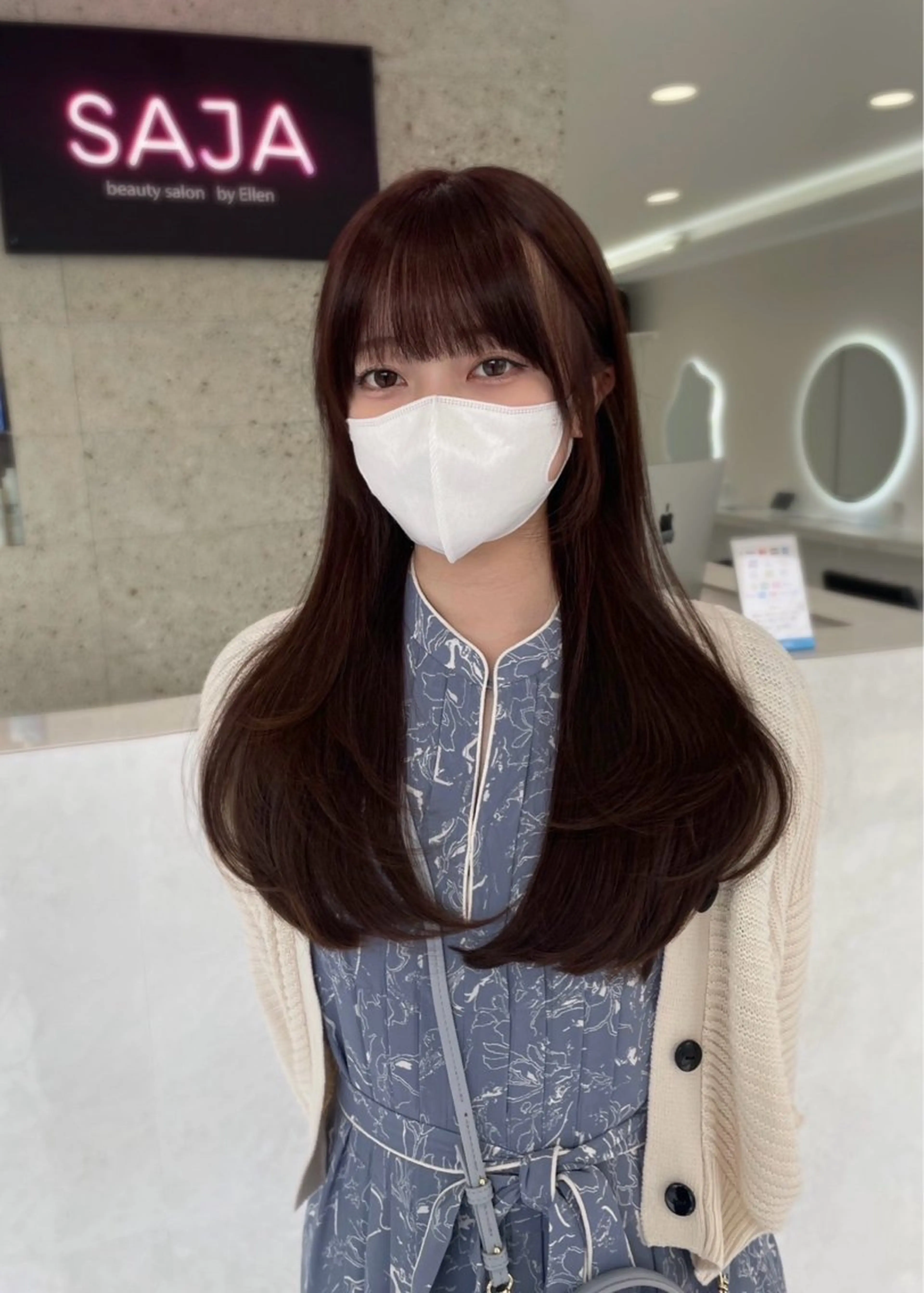 透明感カラー×AMASIAトリートメントの写真