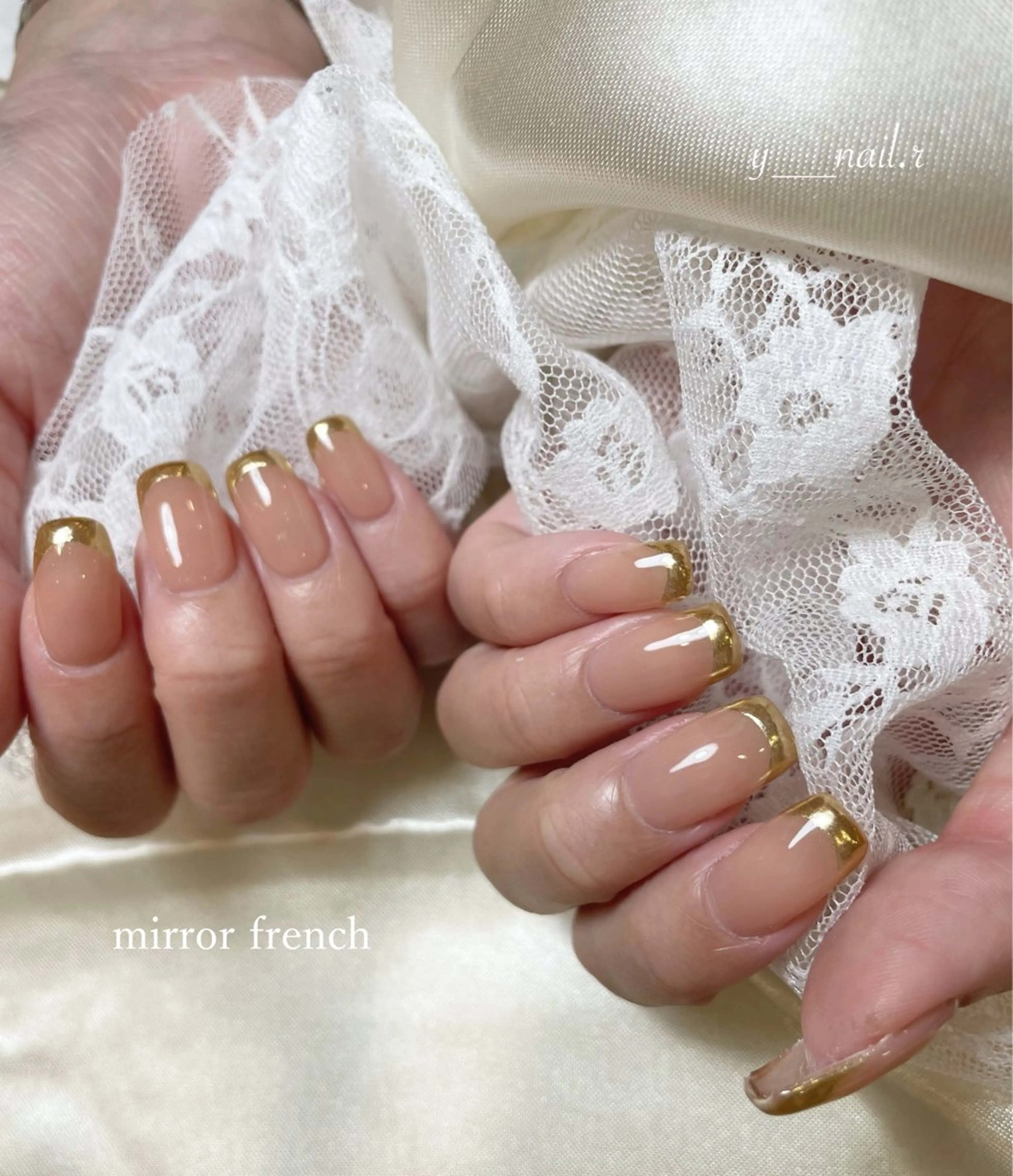 ネイル オーロラネイル ジェルネイル 韓国ネイル マグネットネイル ミラーネイル Nailist Risaのネイルデザイン