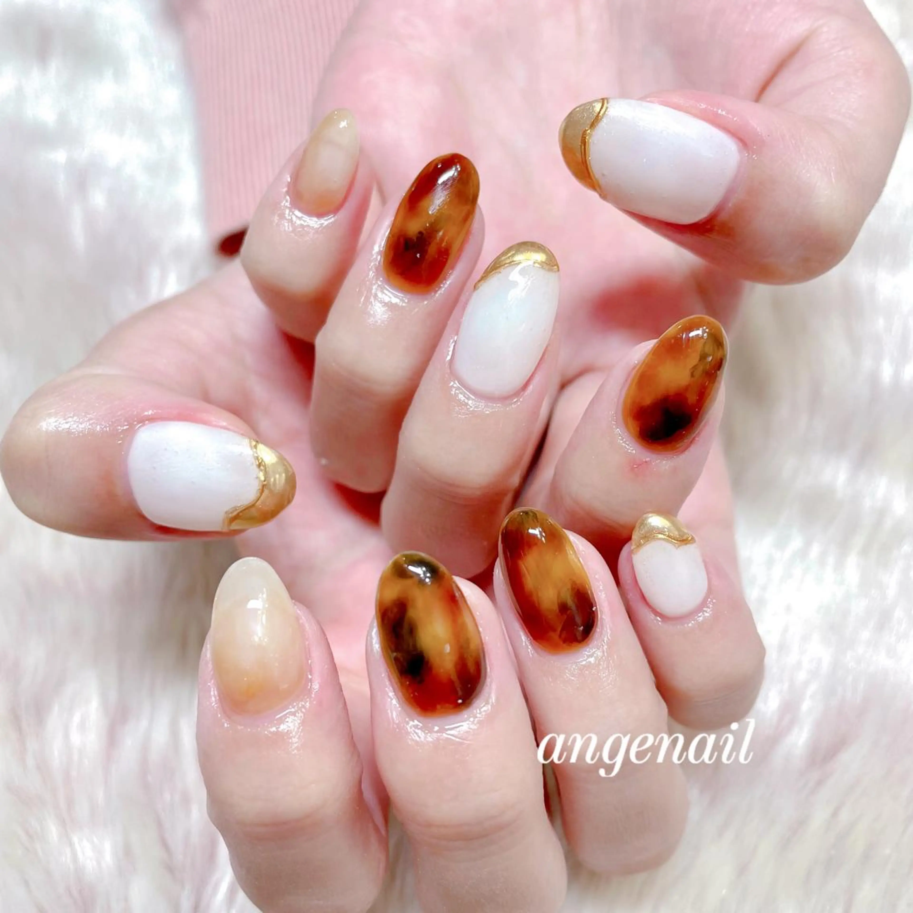 ネイル ハンドネイル オーナーネイリスト MAKIのネイルデザイン