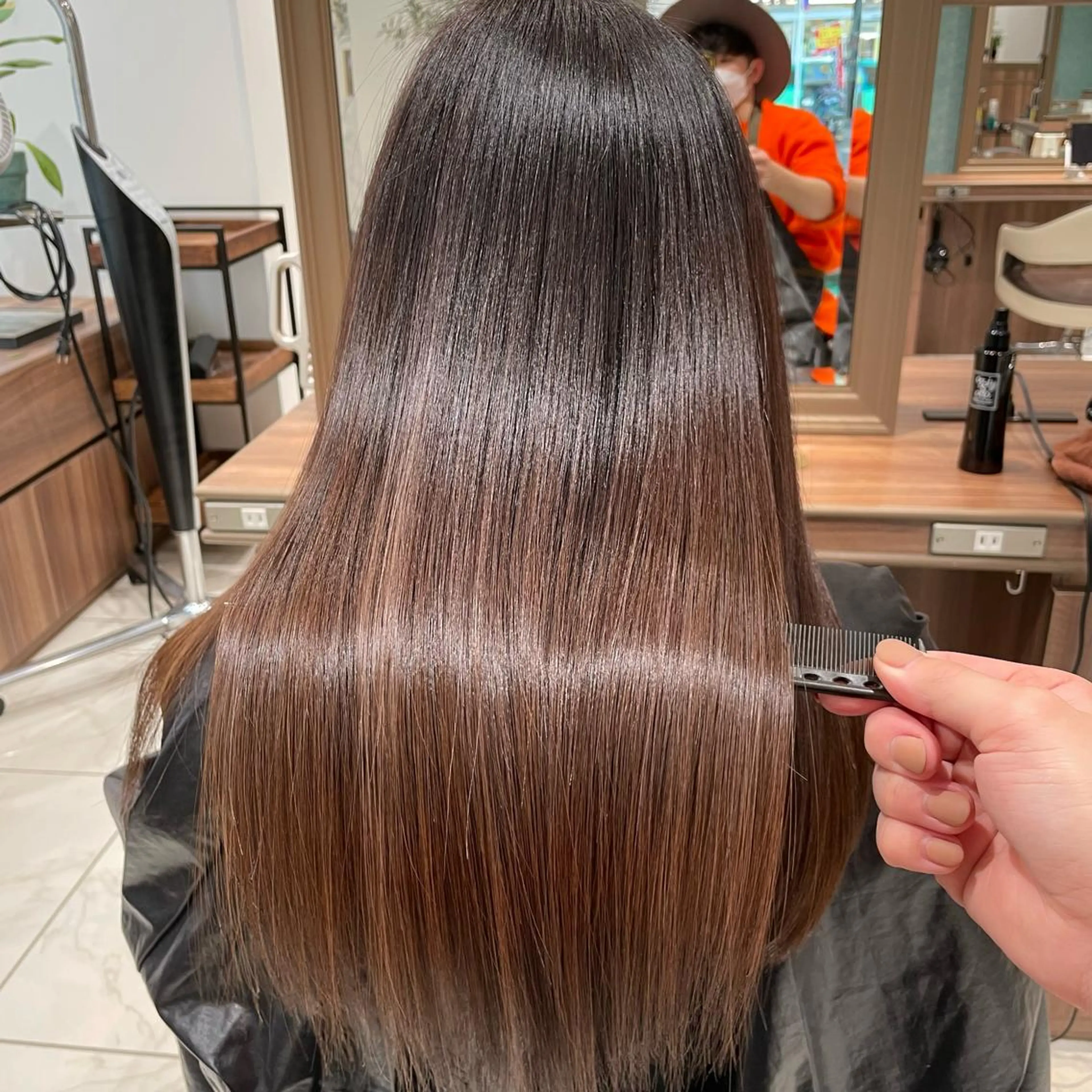 ロング 髪質改善 トリートメント 韓国ヘア／レイヤー/ 🤍ayumuのヘアスタイル