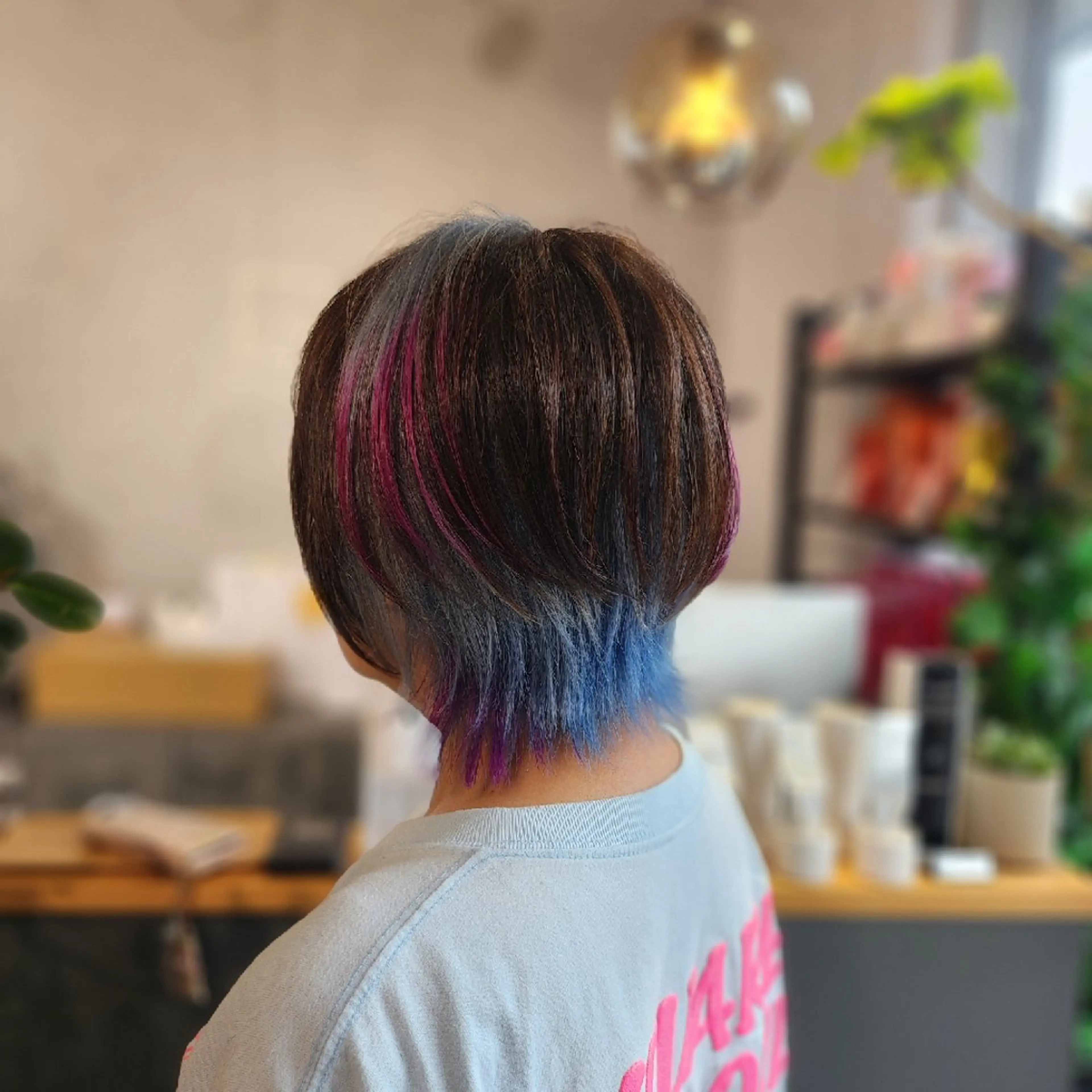 ショート カラー デザインカラー 金田 拓也のヘアスタイル