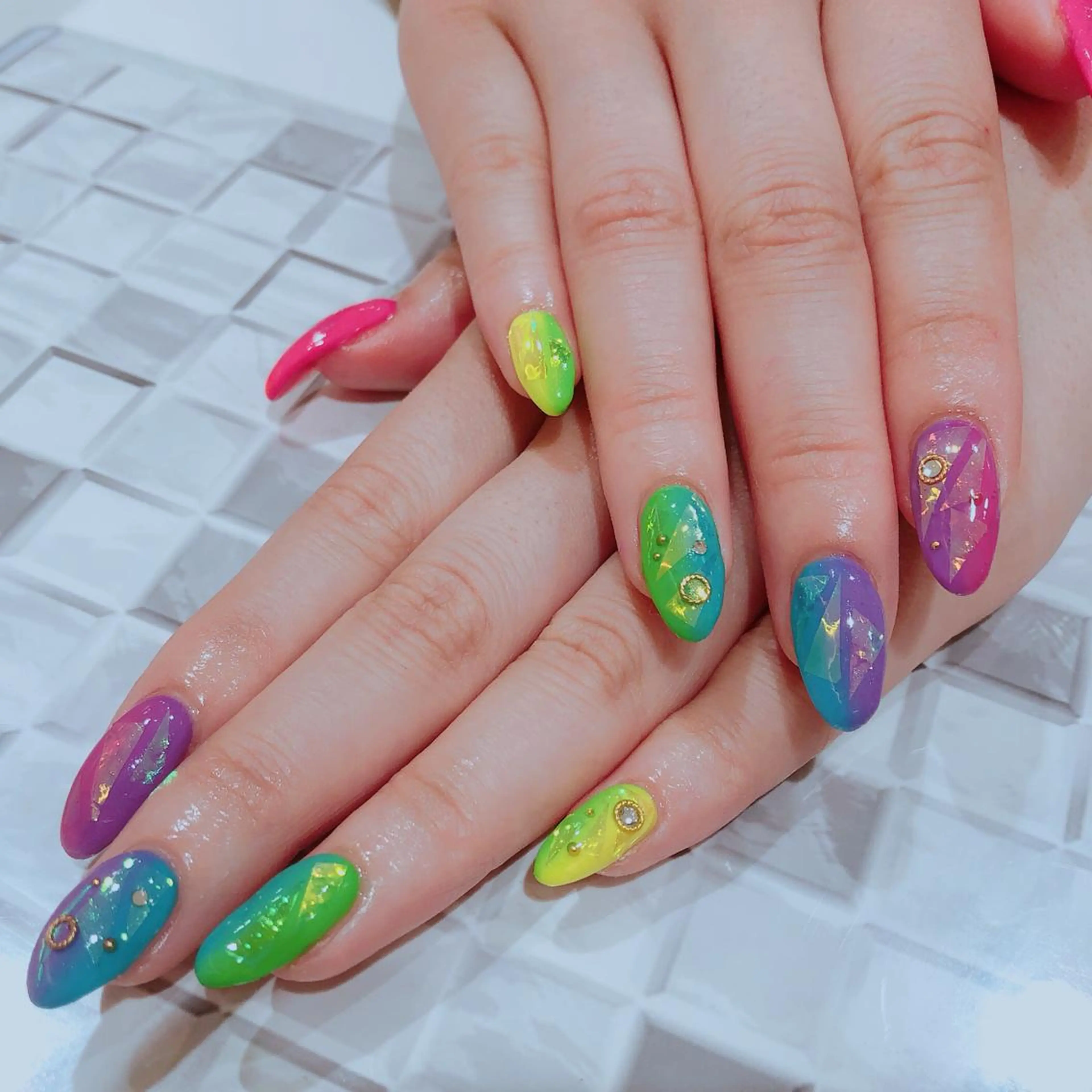 メンズ キッズ ネイル マツエク・マツパ a:Qネイル /久米川のネイルデザイン