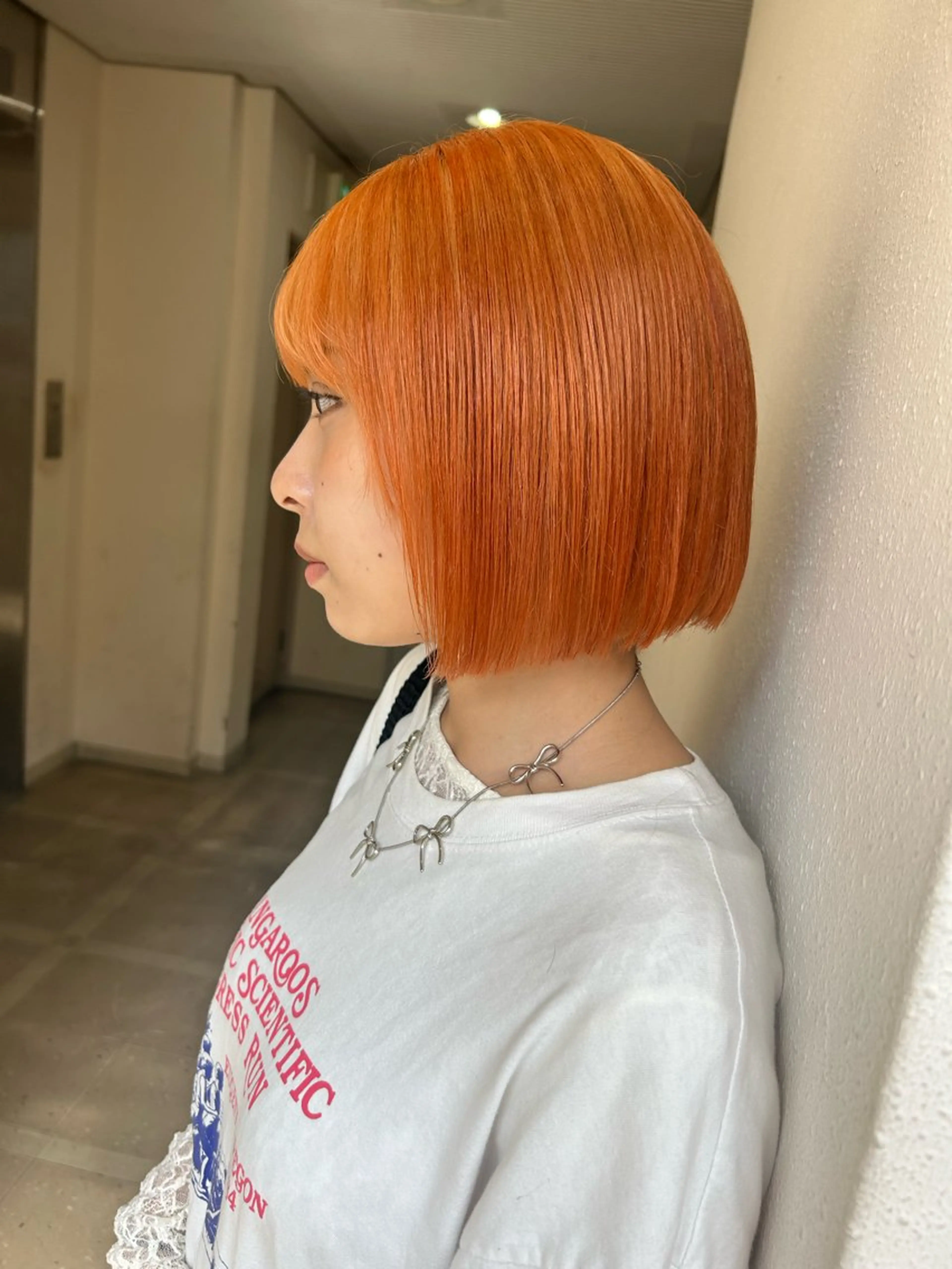 ミディアム ヘアカラー トリートメント L STUDIO所属・ハイトーン/ブリーチ 🧁soraのヘアスタイル