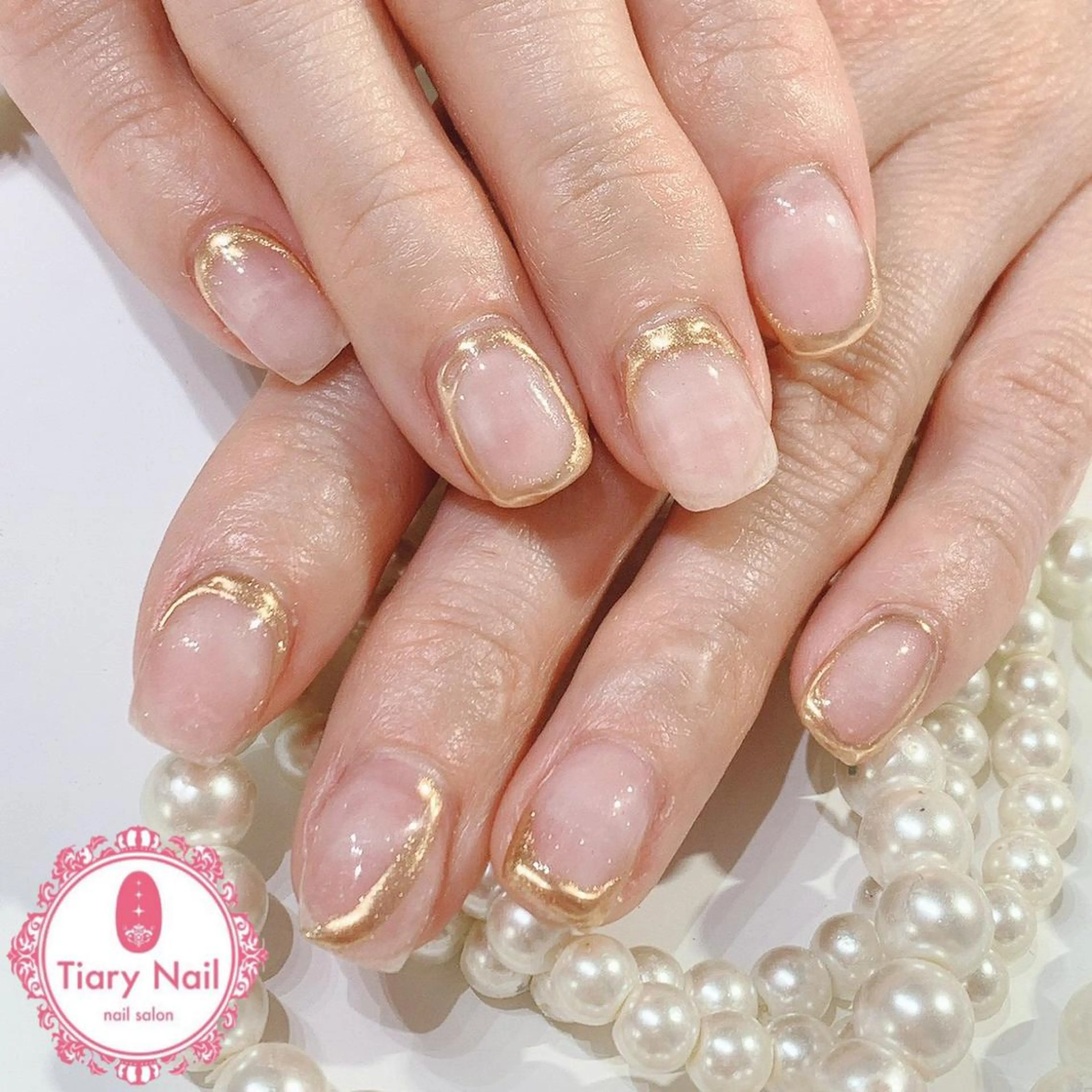 ネイル 桜ネイル クリアネイル フットネイル ジェルネイル キラキラネイル 💗🪽Tiary Nail🪽💗のネイルデザイン