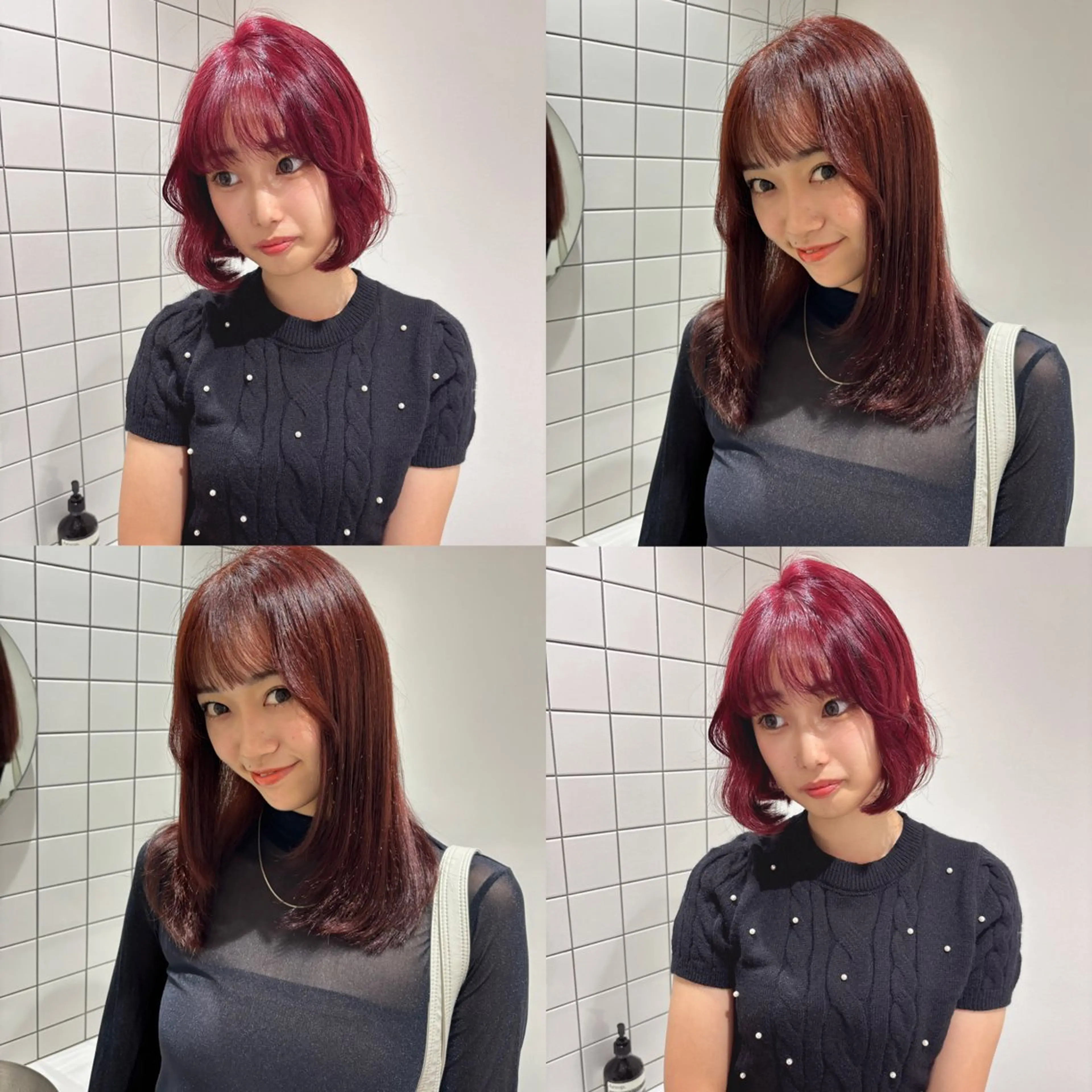 ミディアム カラー MANA/上野/ カラーモデル🖤✨のヘアスタイル