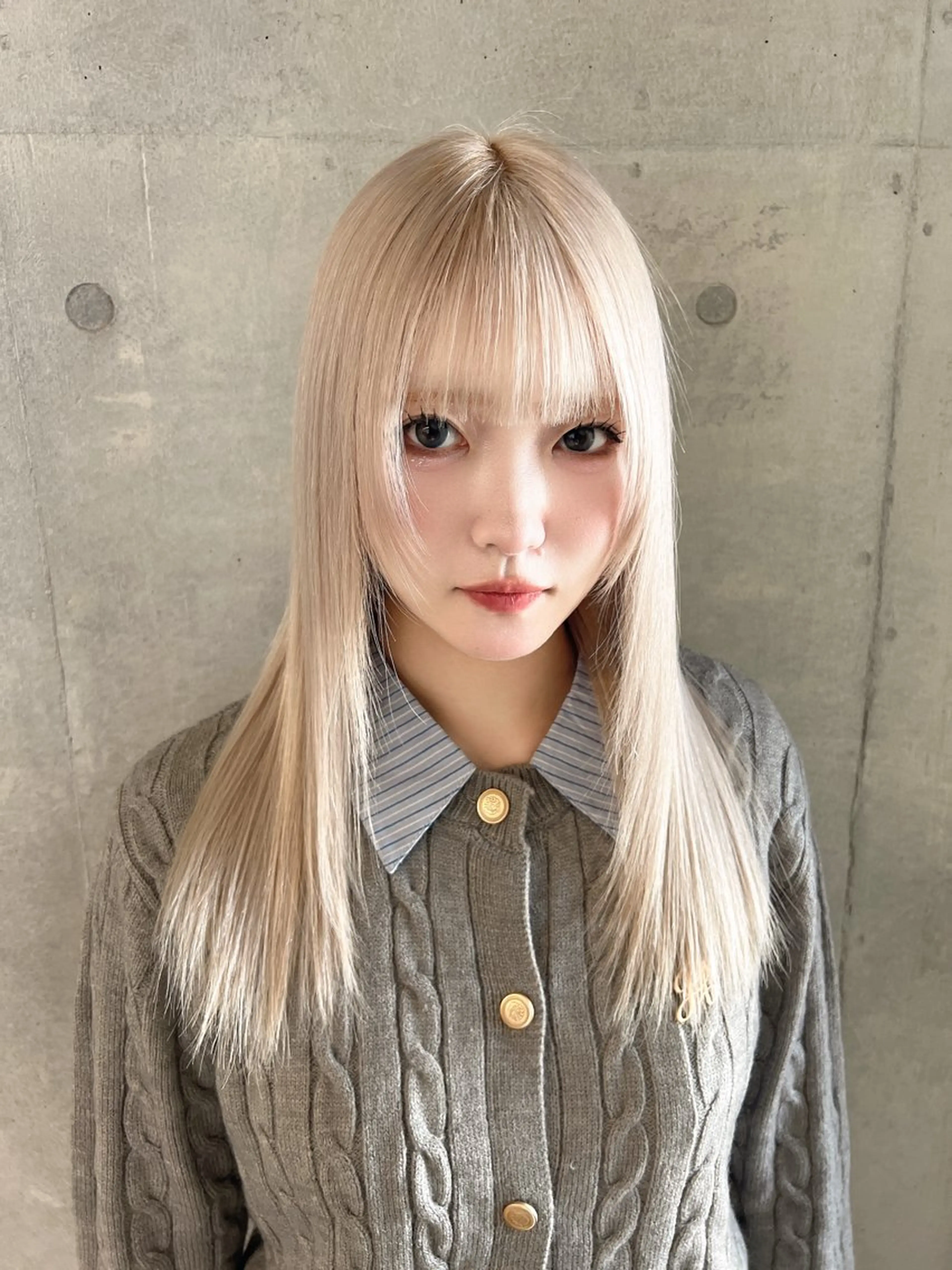 ロング カラー ハイトーン専門美容師 kimutaのヘアスタイル