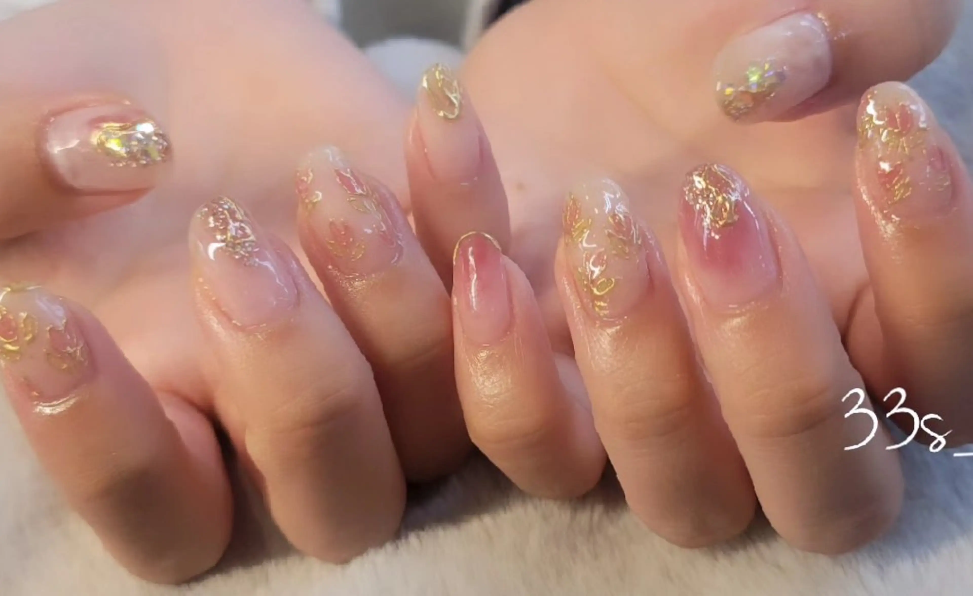 ネイル ニュアンスネイル 春ネイル ハンドネイル 櫛の屋浜口店 sumireのネイルデザイン