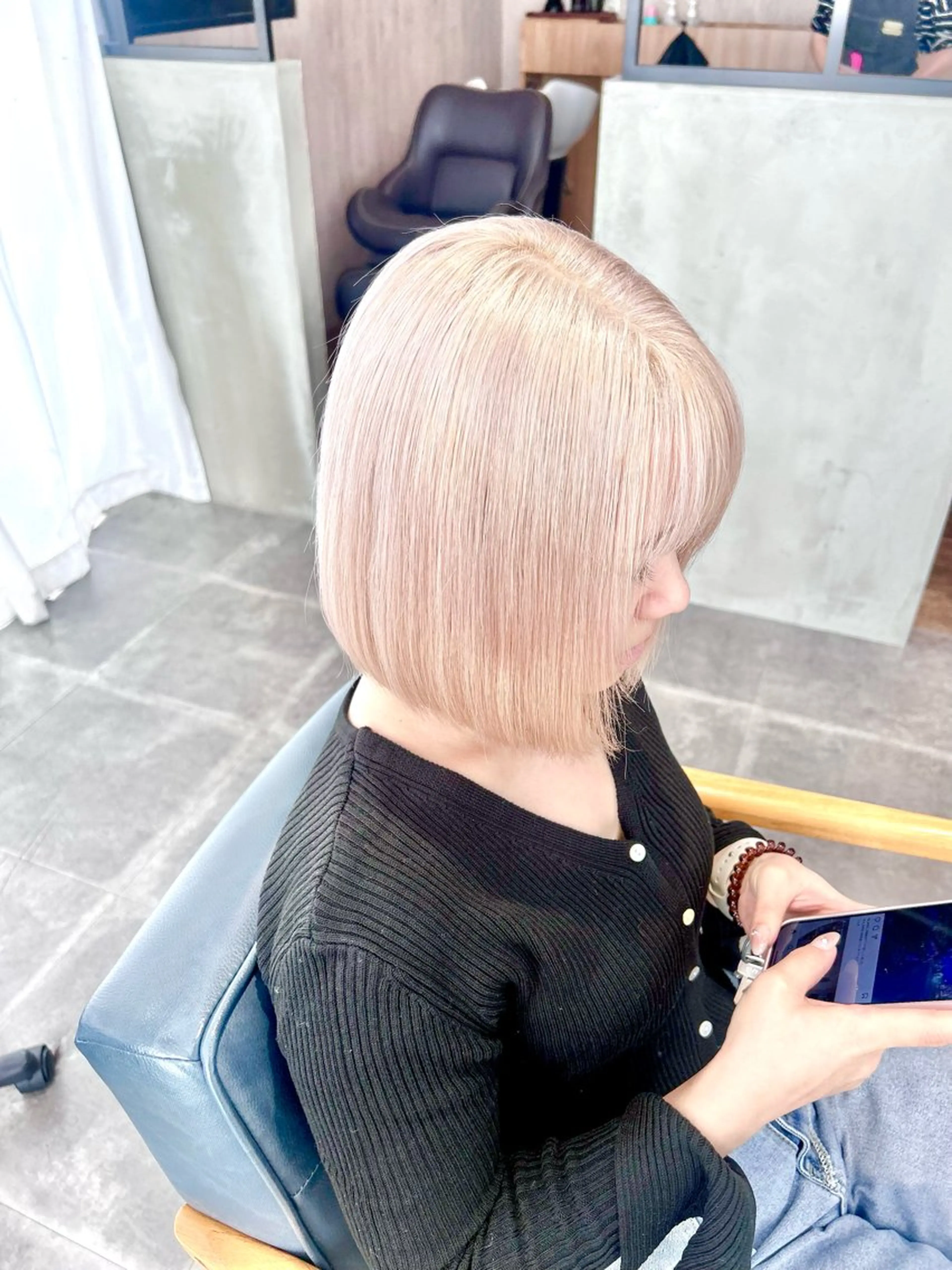 ショート カラー 韓国×髪質改善カラー 💎hinaのヘアスタイル