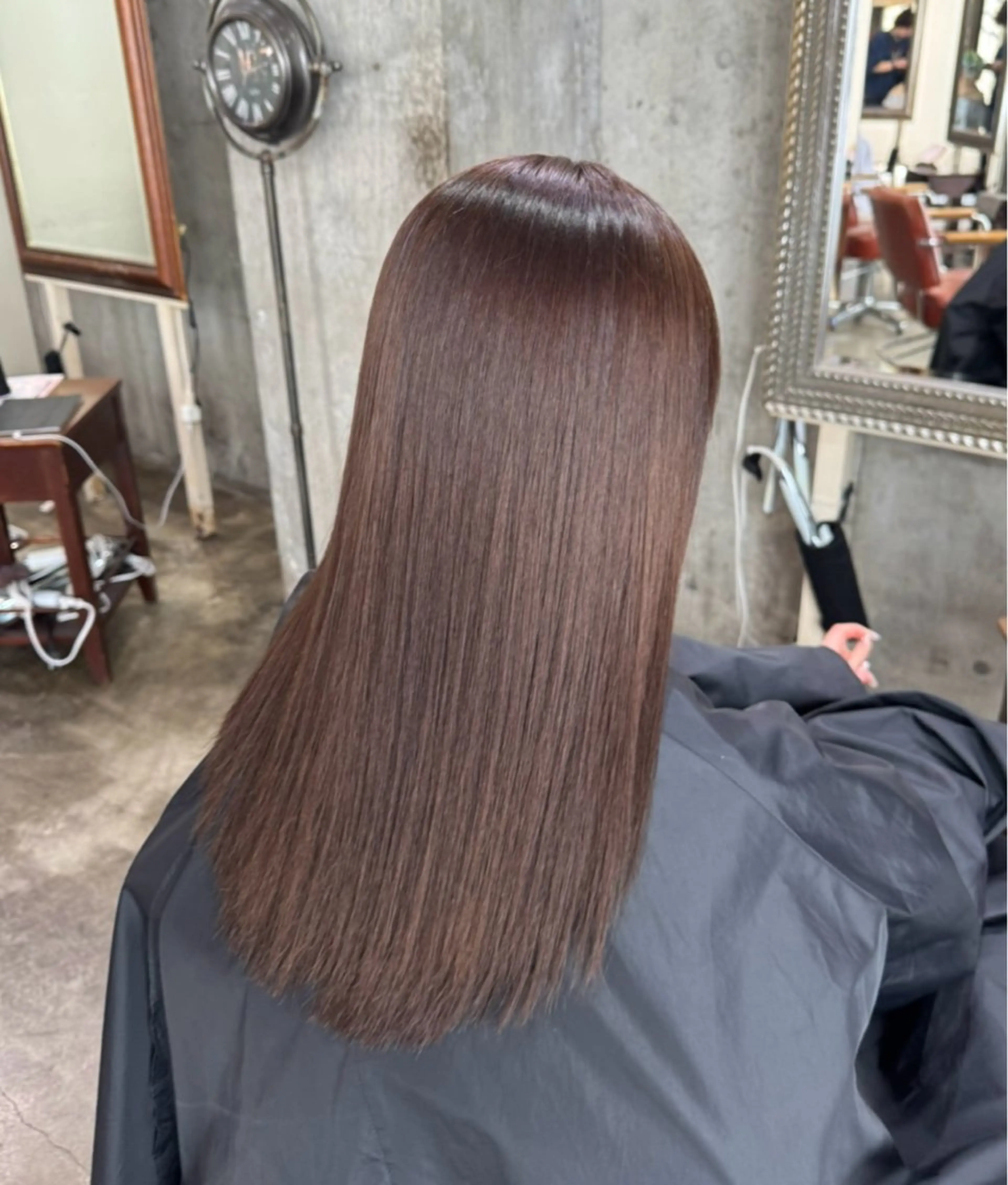 セミロング ヘアカラー トリートメント 艶カラー/髪質改善 🩶Yukiのヘアスタイル