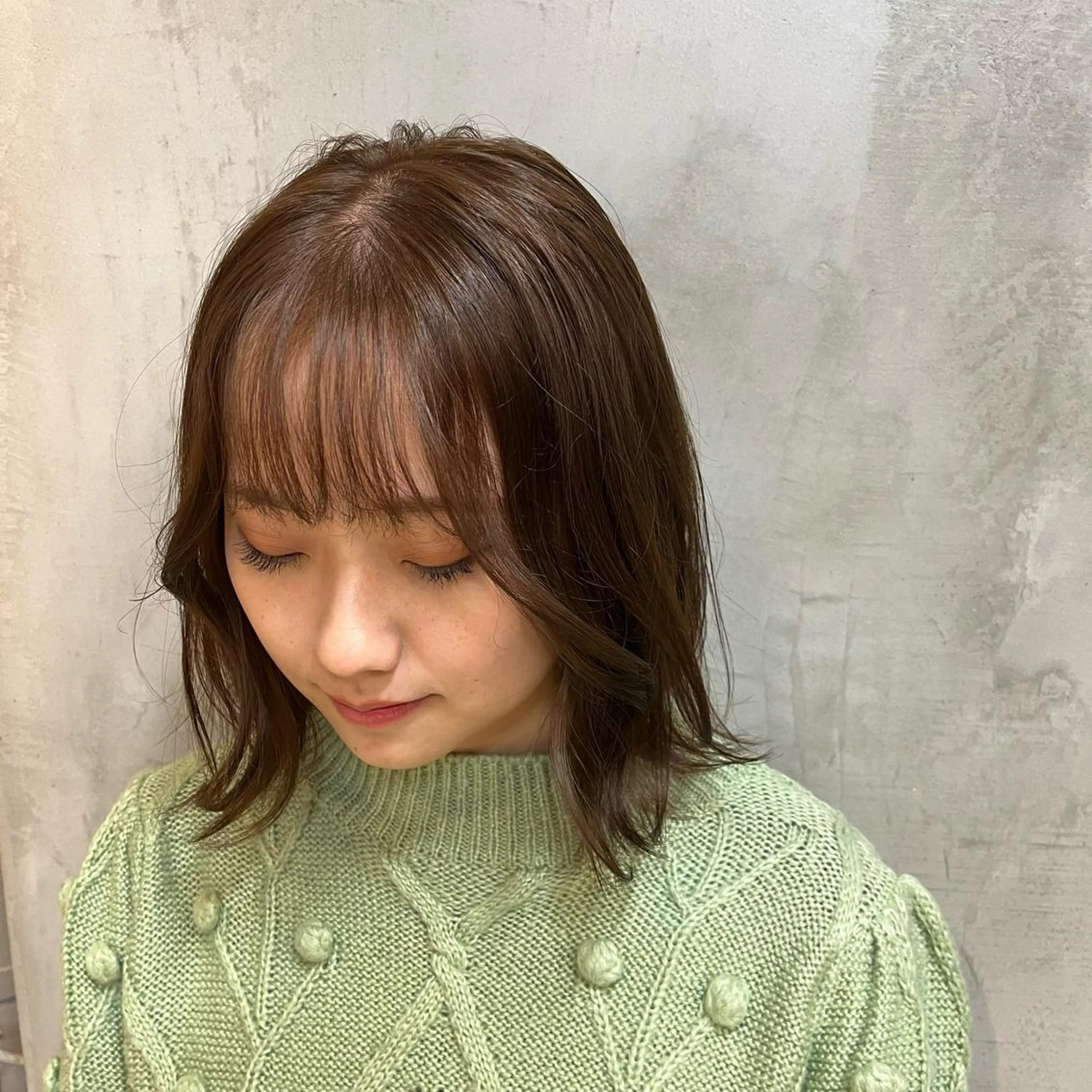 カラー ベージュカラー ブラウンカラー ヘアカラー ボブ/ミディ/ロング 特化/芳野りんかのヘアスタイル