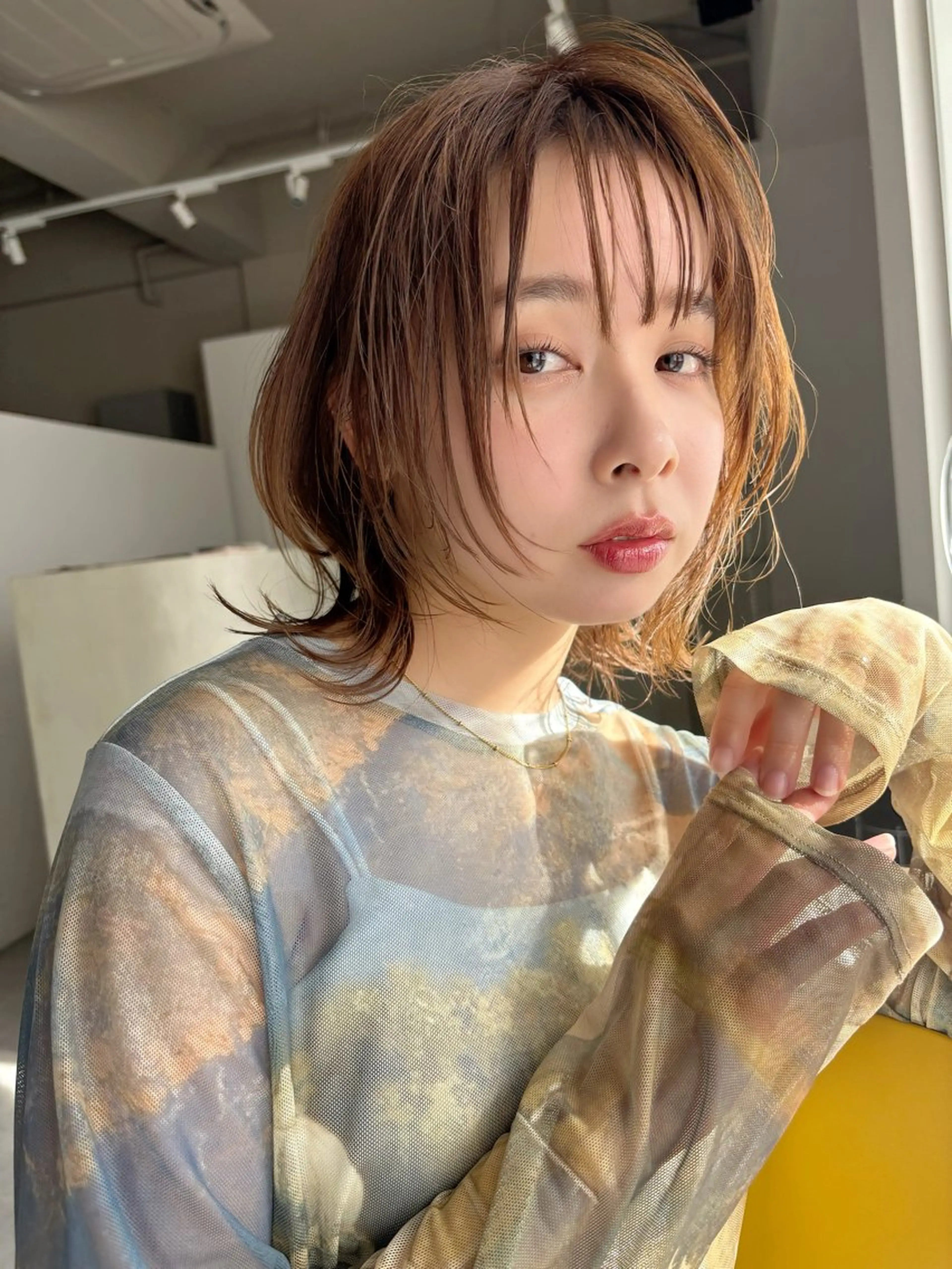 ミディアム 石井綾華🩰 ブリーチモデル募集✨のヘアスタイル