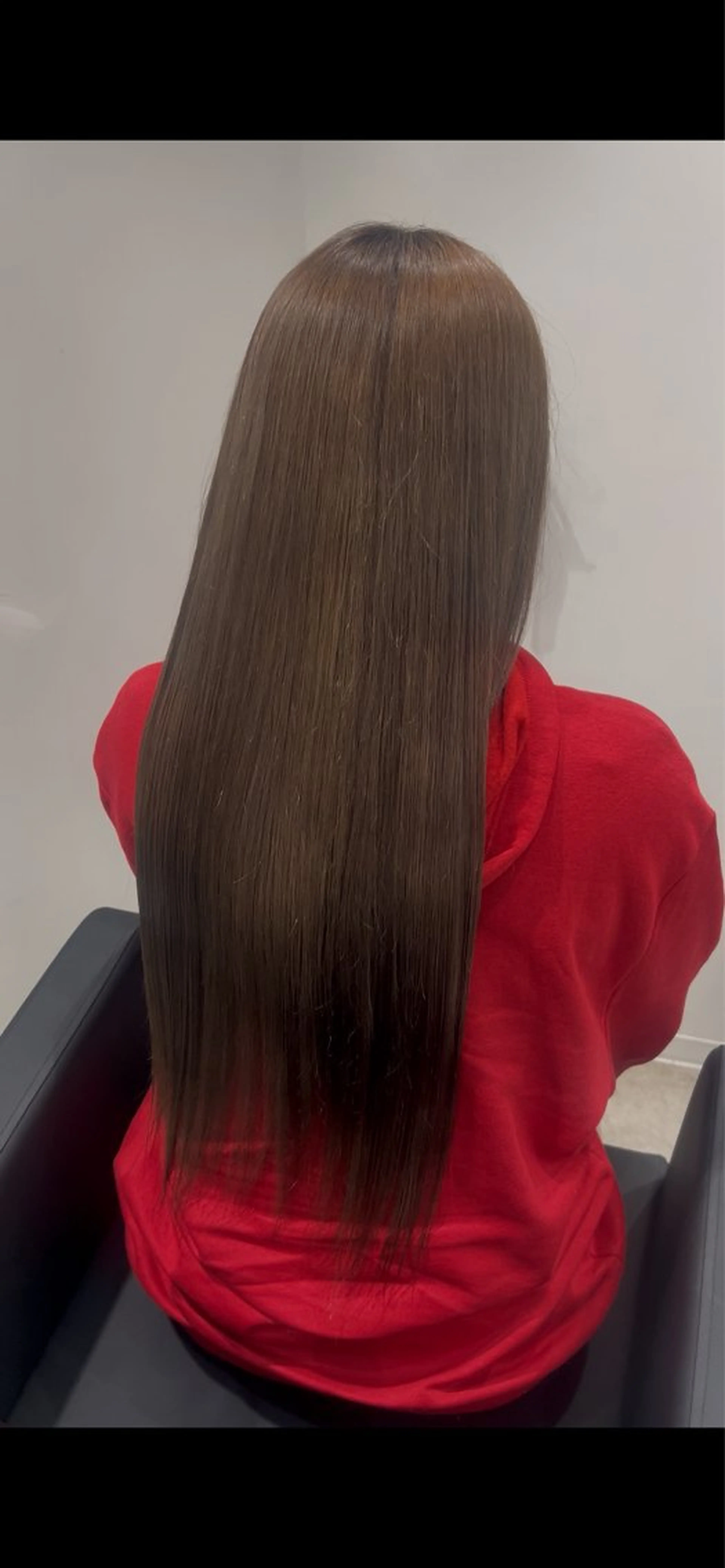 ロング パーマ 縮毛矯正 縮毛矯正／韓国ヘア AO俊介🌐のヘアスタイル