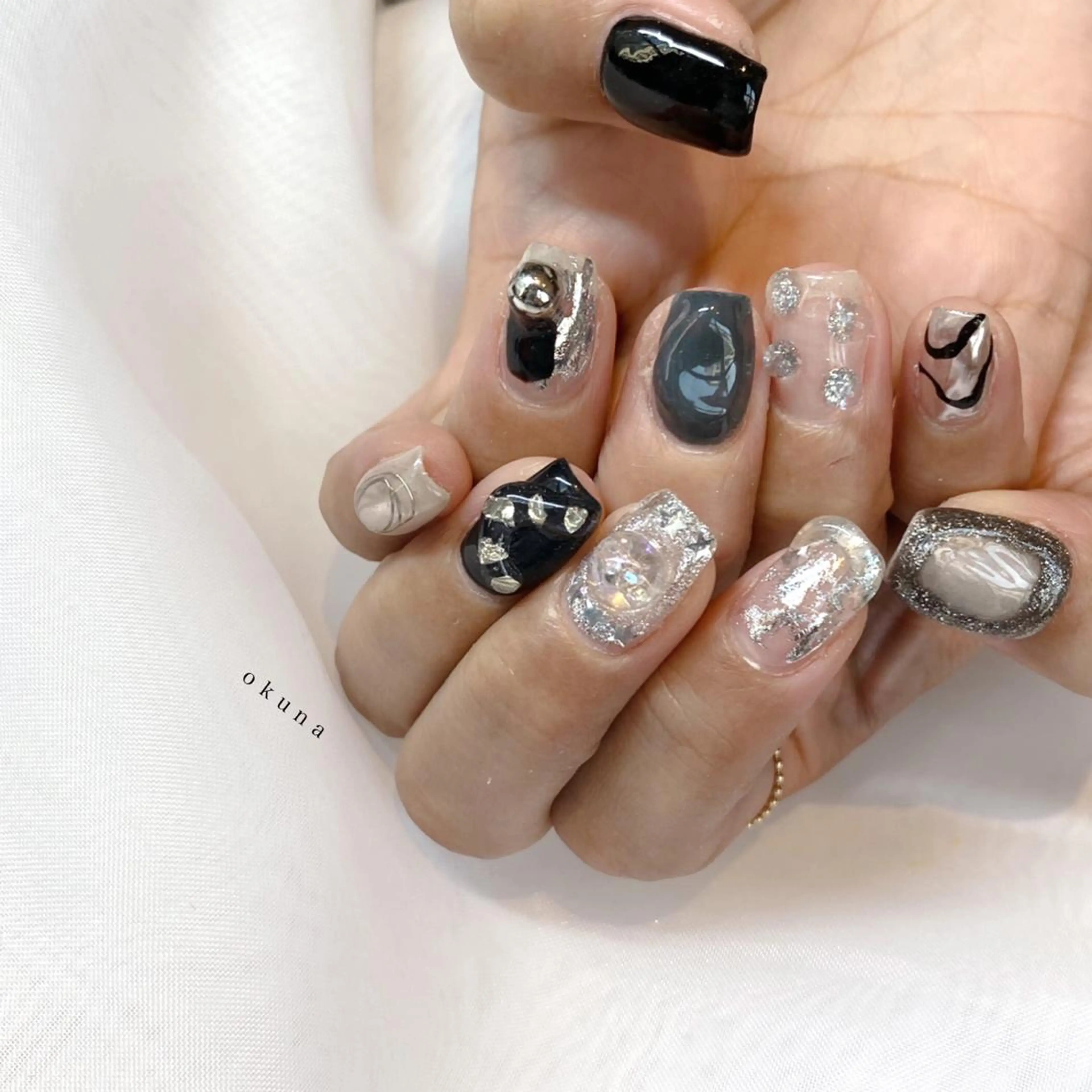 ネイル ニュアンスネイル パンチャパンチャ ネイルサロンのネイルデザイン