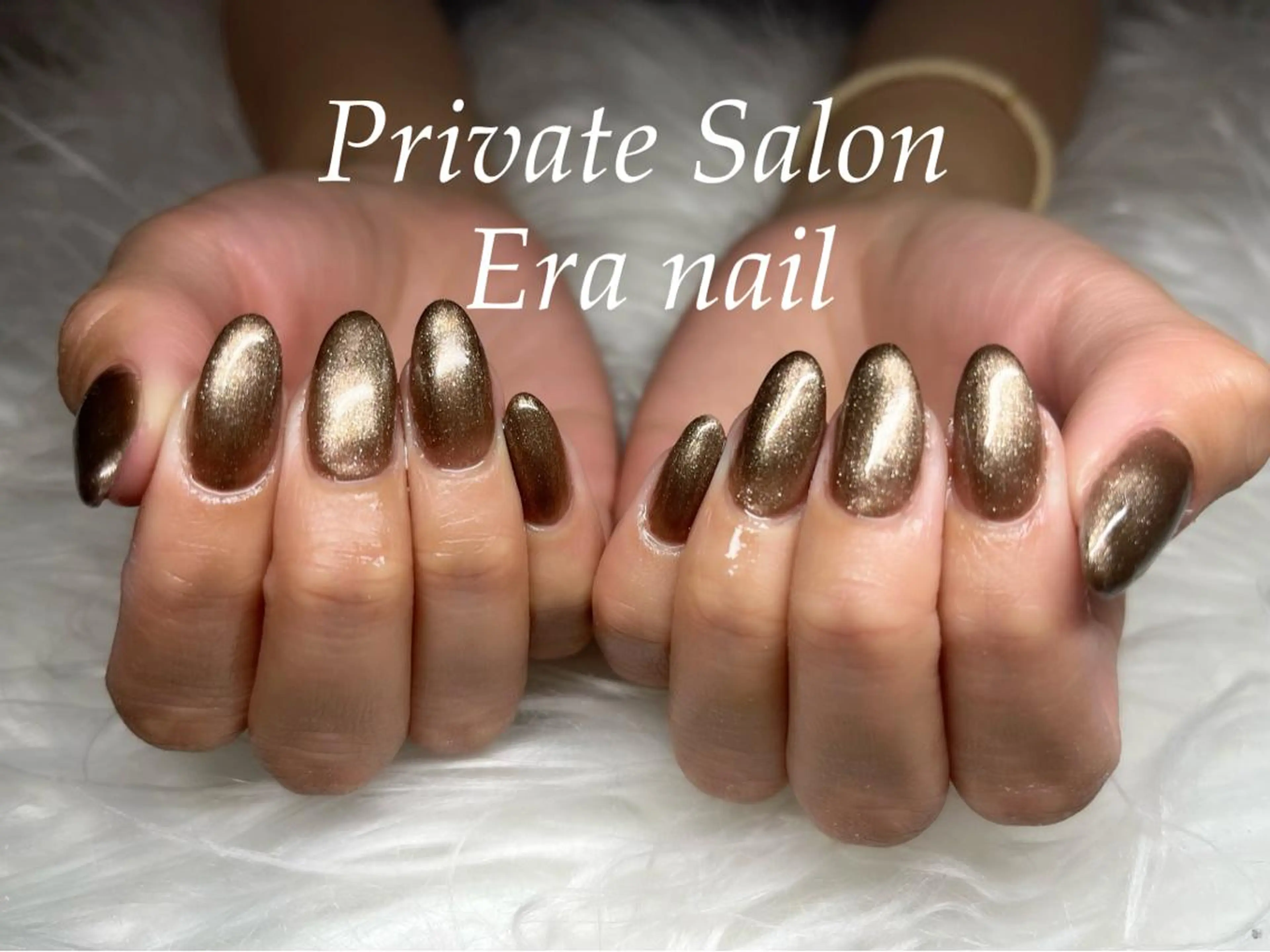 ネイル ブラウン ワンカラーネイル ハンドネイル Era nailのネイルデザイン