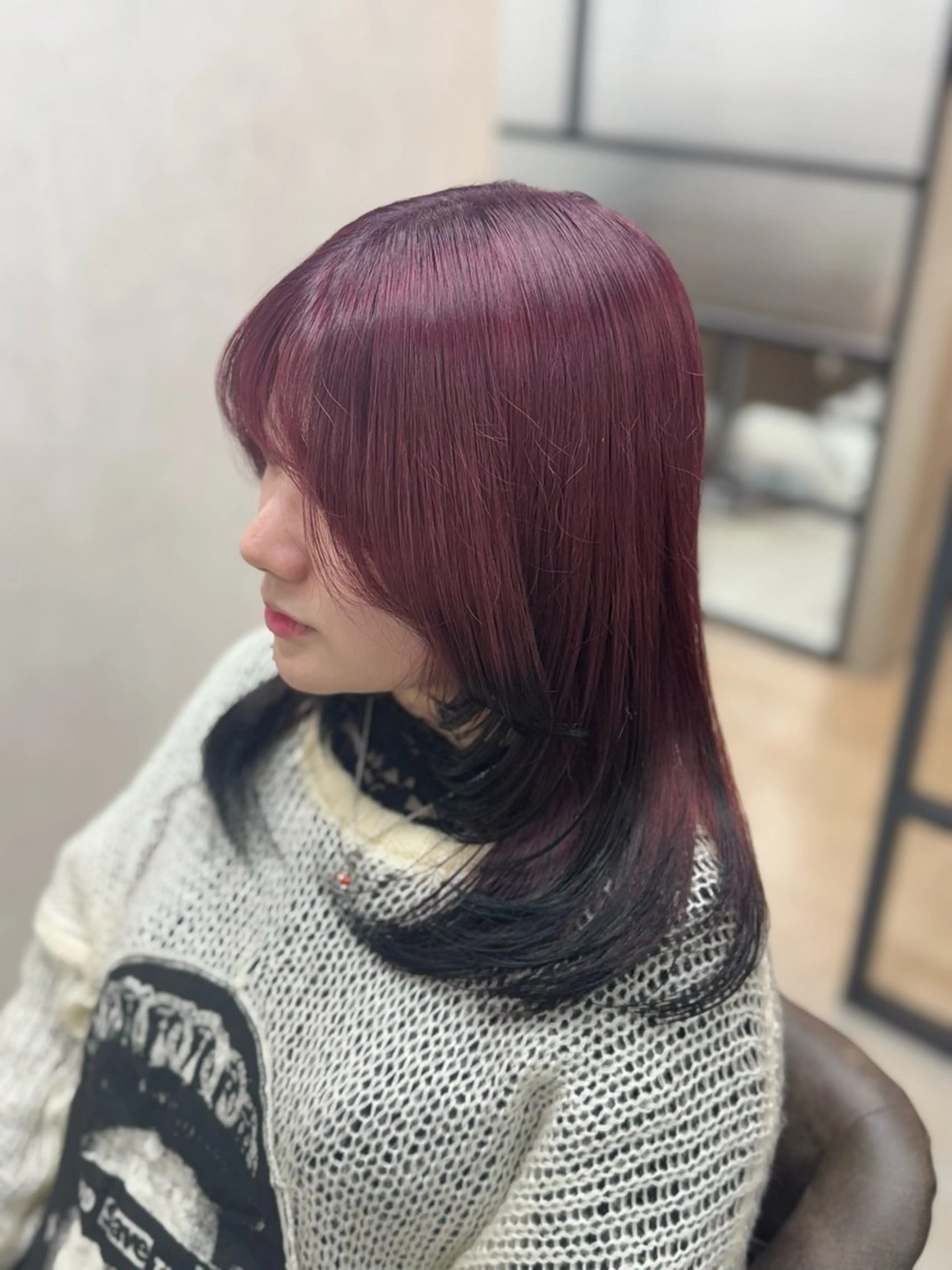 ミディアム 髪質改善×ケアブリー チ特化【ケンタ】のヘアスタイル