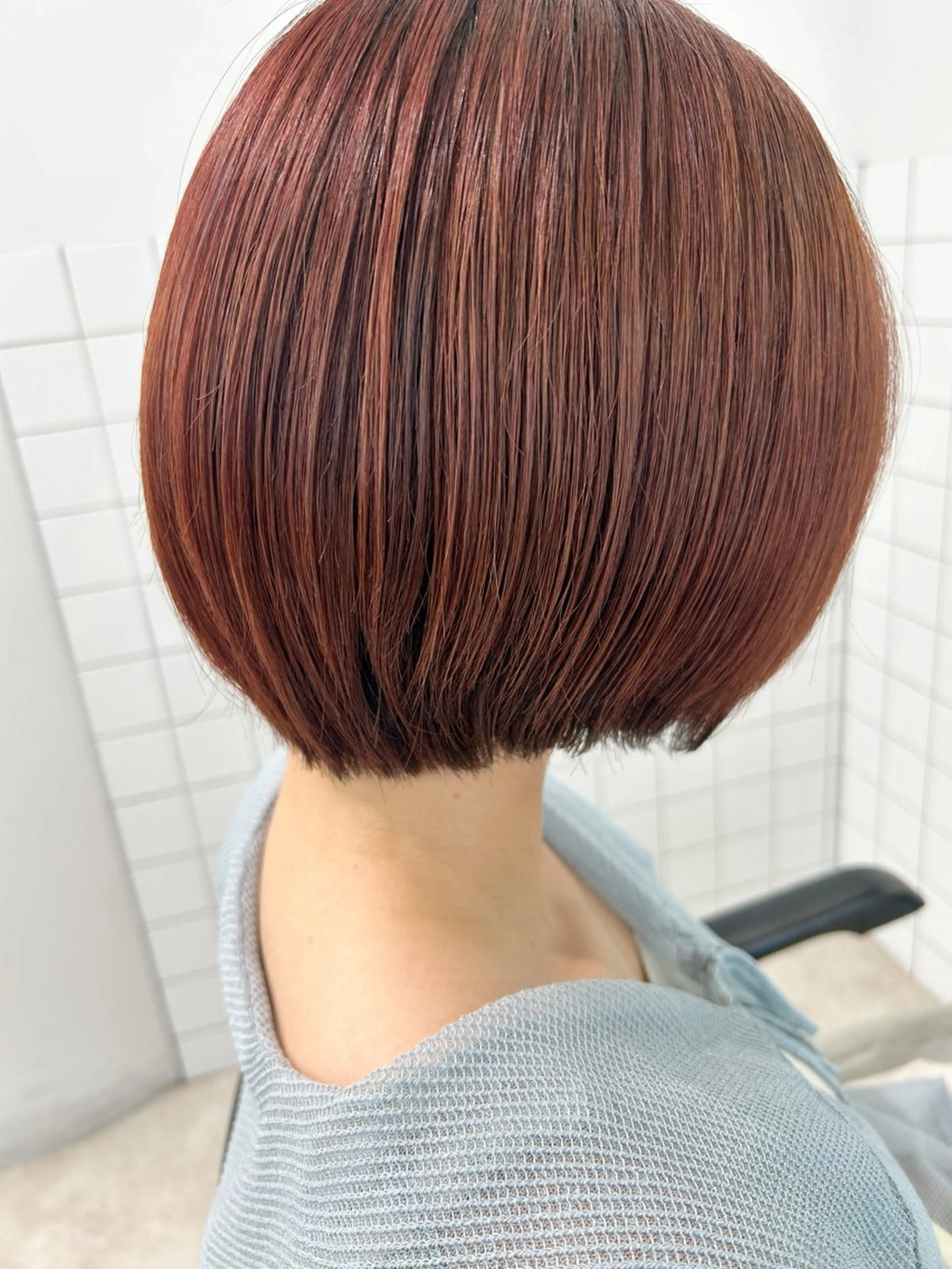 ショート カラー ハイトーン/小顔 カット/Ayumuのヘアスタイル