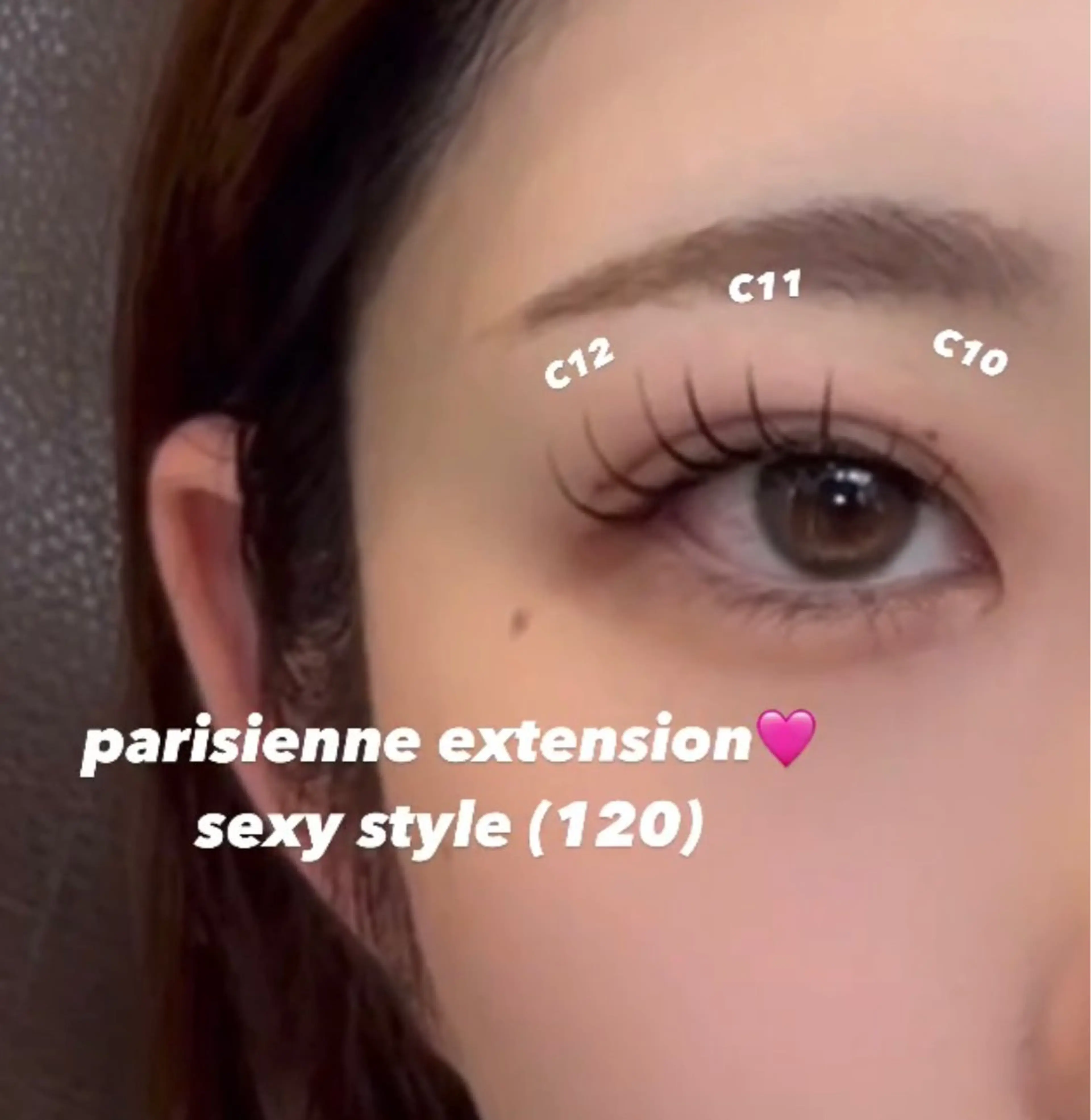 マツエク・マツパ マツエク 森川 紋茄のマツエク・マツパデザイン