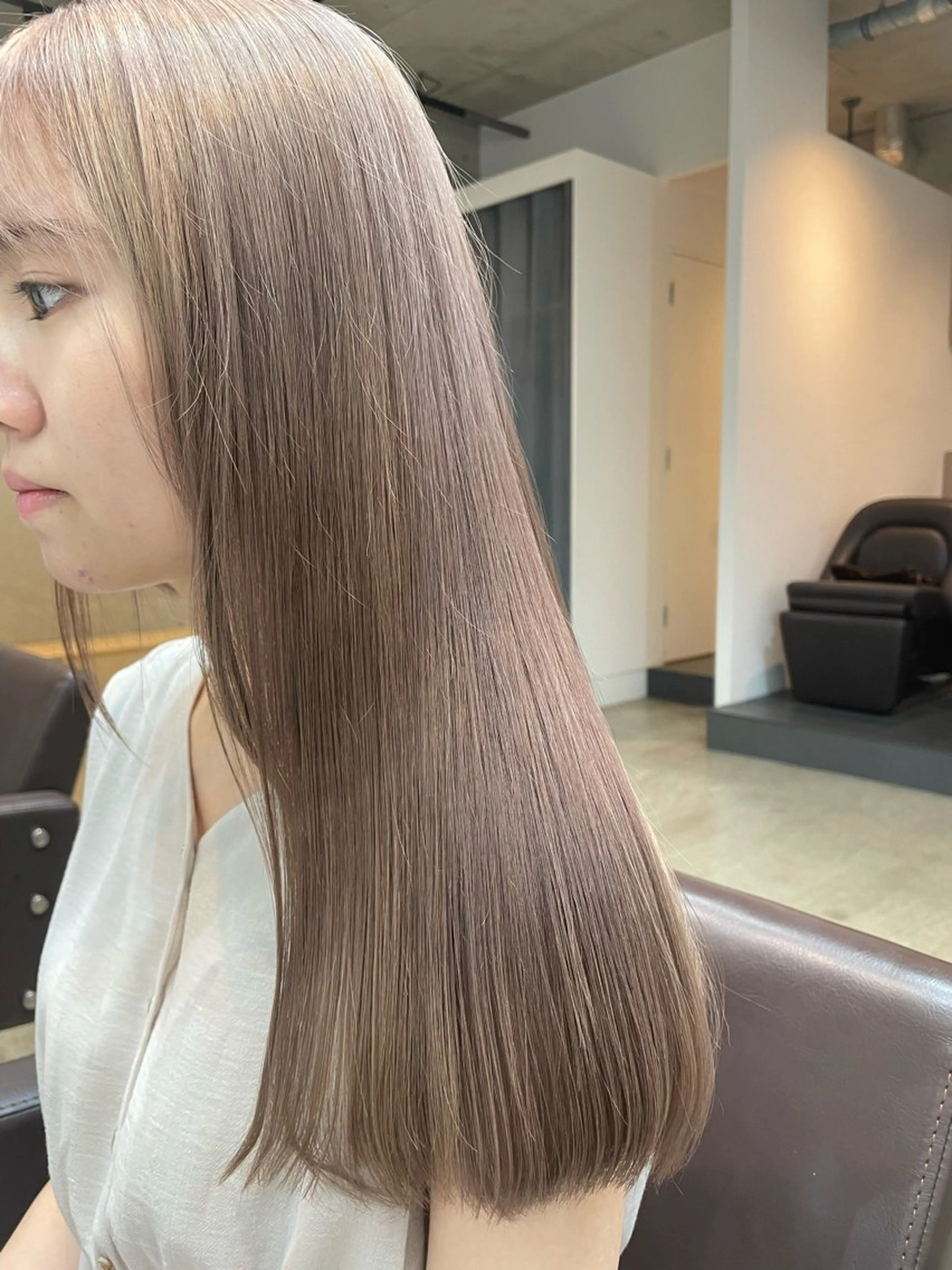 ロング カラー ブリーチ ハイトーンカラー ショートカット/ レイヤー/齋藤大貴のヘアスタイル