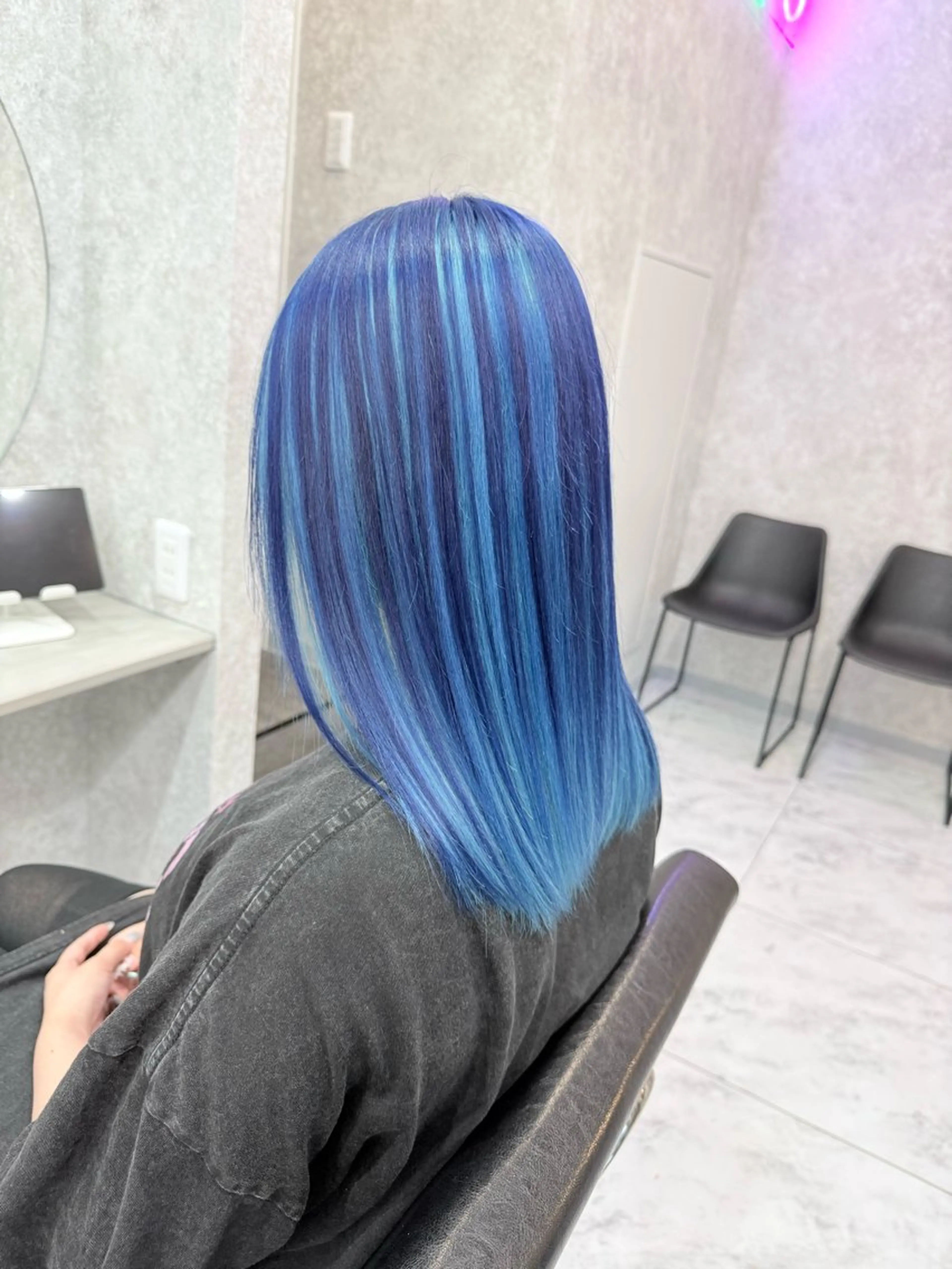 ミディアム カラー 🌺ハイトーン🌺 矢葺 なぎさ🌺🌺のヘアスタイル