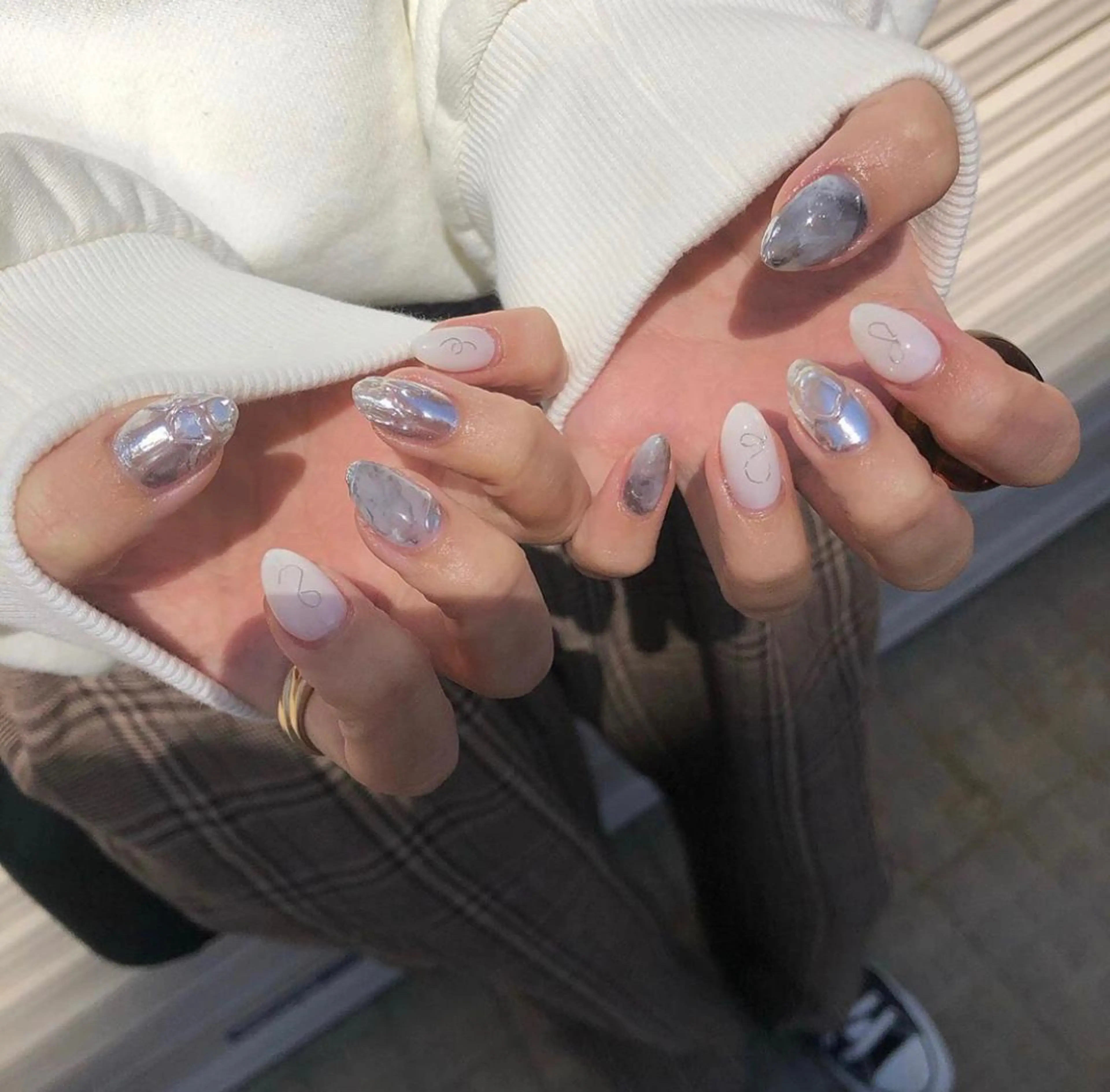 ネイル ニュアンスネイル nail salon granveilのネイルデザイン