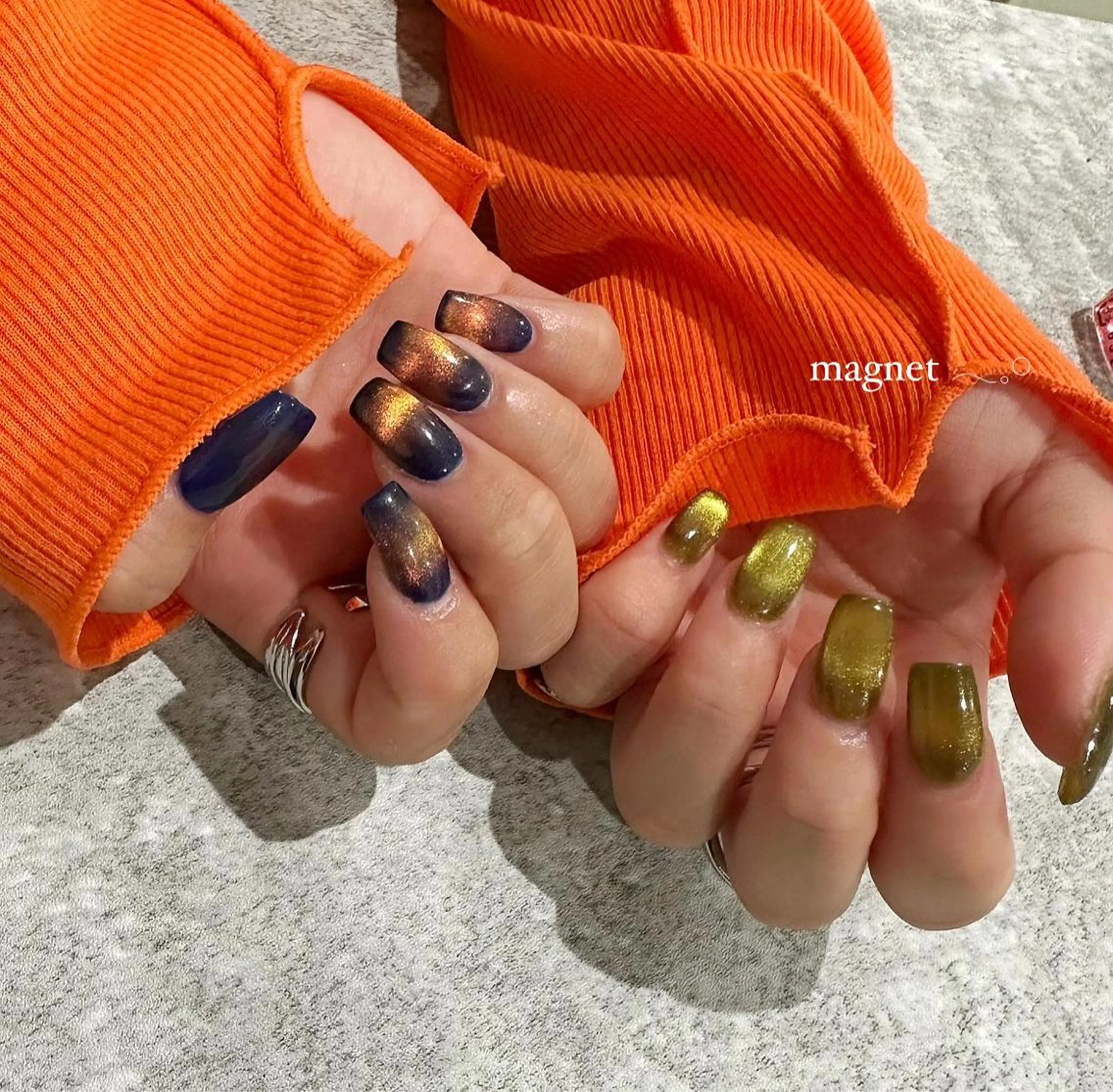 ネイル マグネットネイル nail salon TORON《於呂店》所属・nailsalon  TORONのネイルデザイン